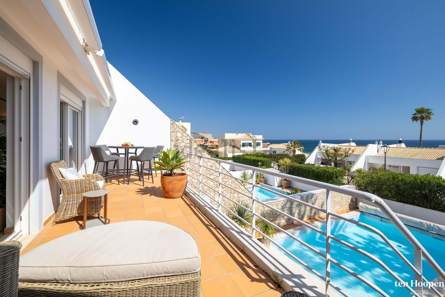 双拼别墅出售在Praia da Luz - 露台
