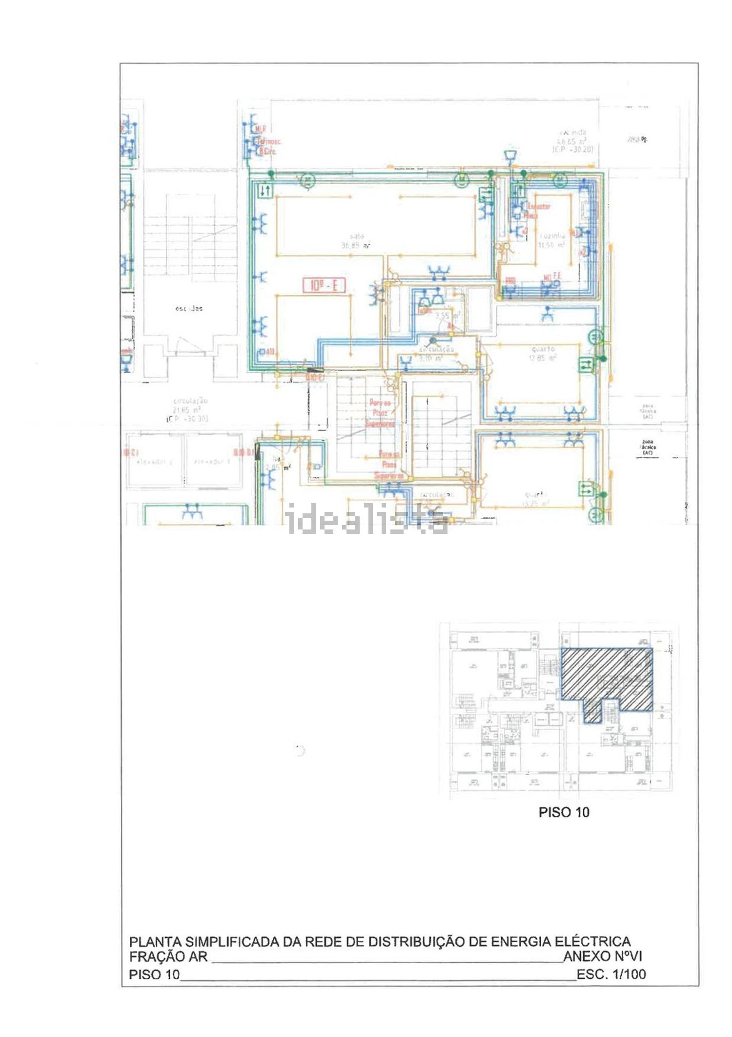 复式公寓出售在Beco da Concórdia, 16 - 平面图