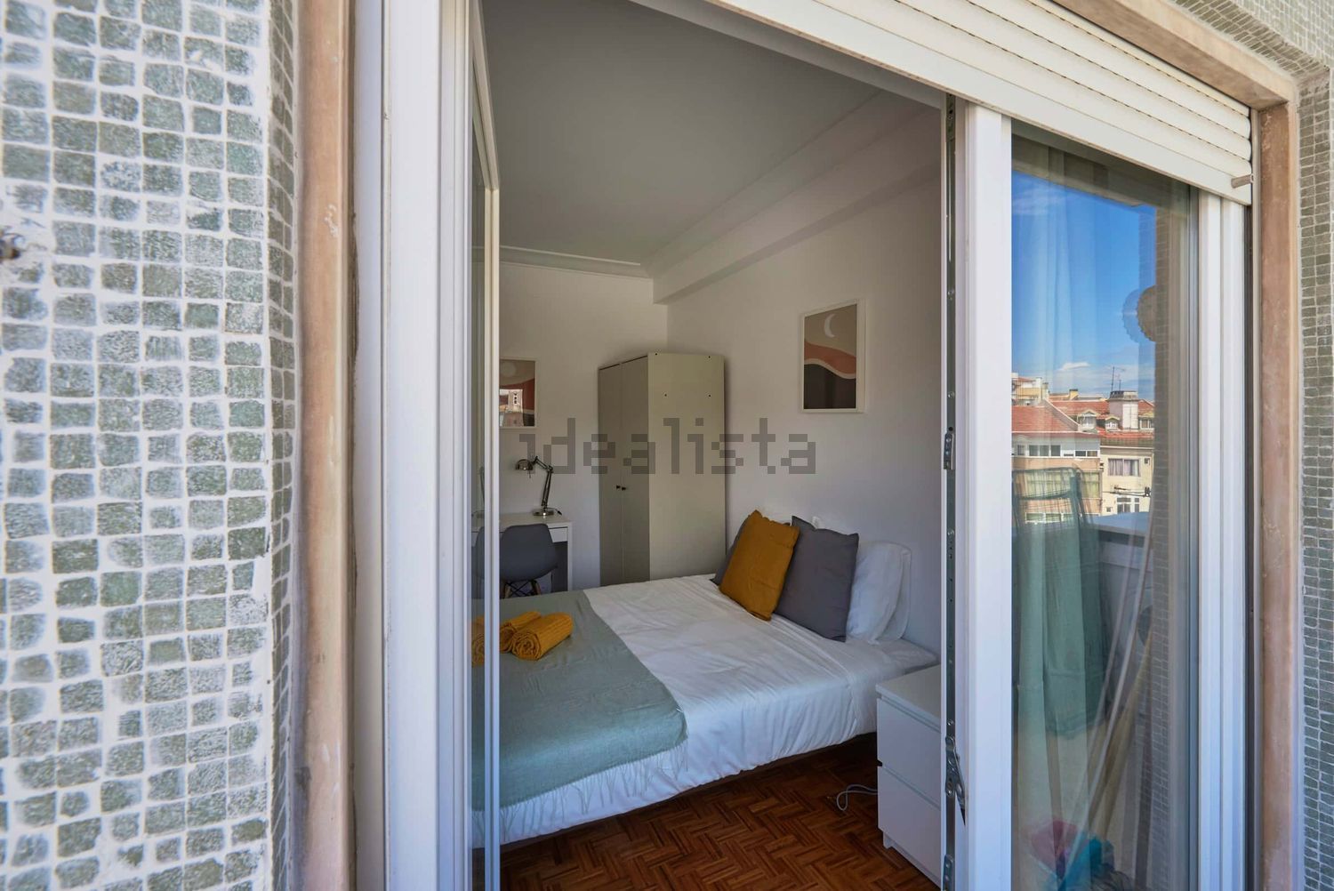 出租房间在Prazeres - Maria Pia - 卧室