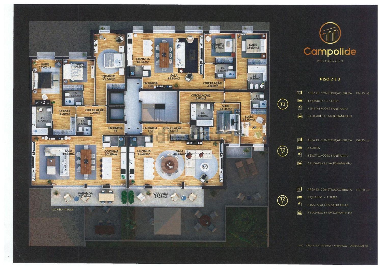 公寓 t2出售Calçada da Quintinha, 61 -65 - 平面图
