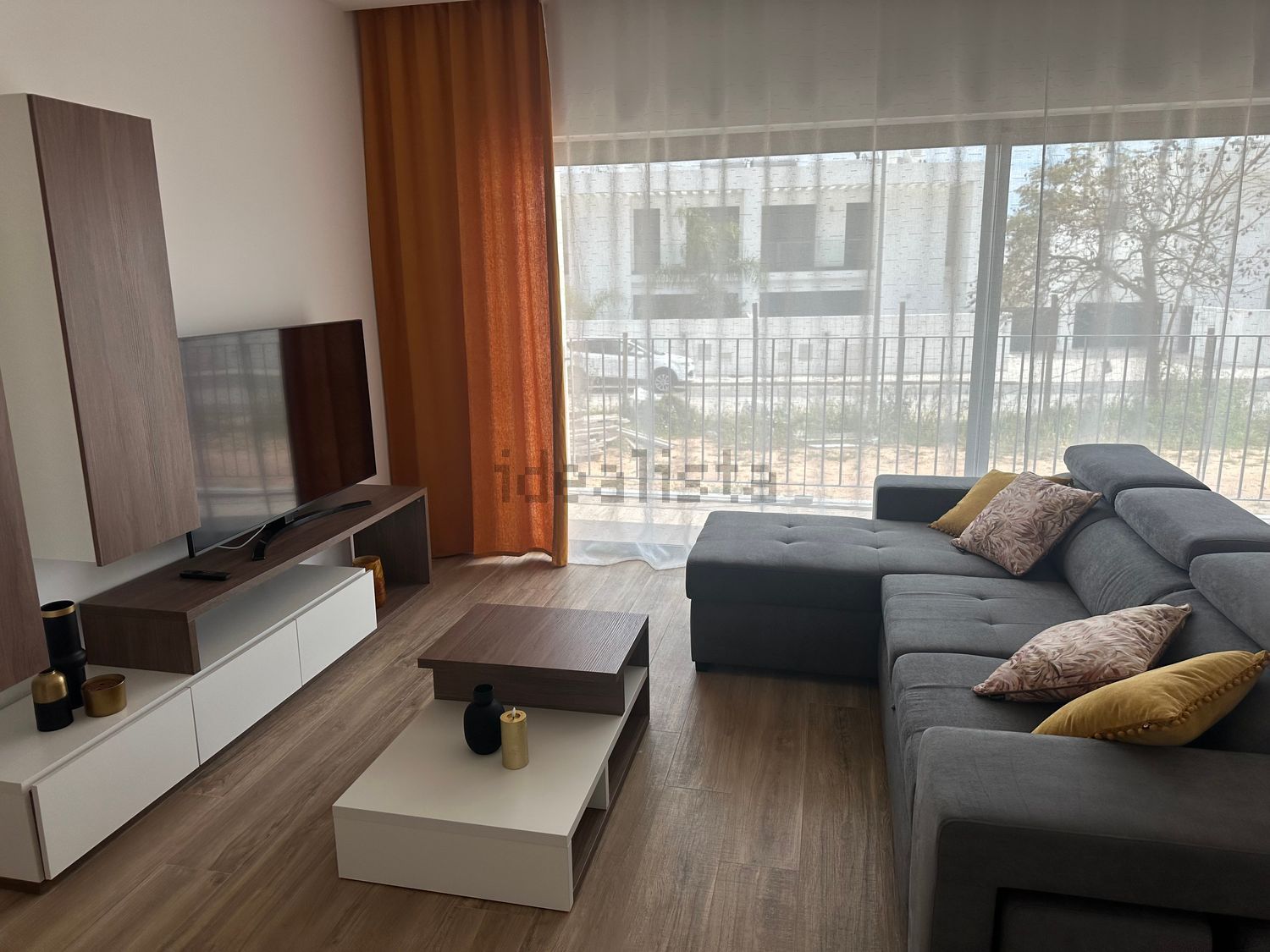 出租公寓 t2Urbanização Pinheiros Marim, 4 - 客厅