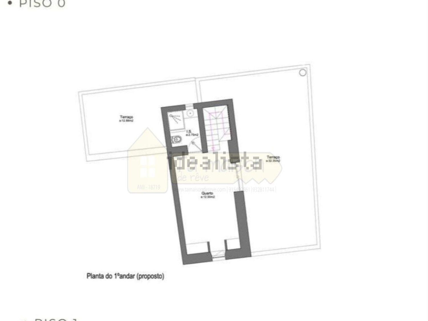 小楼房或独栋别墅出售Em1325 - 平面图