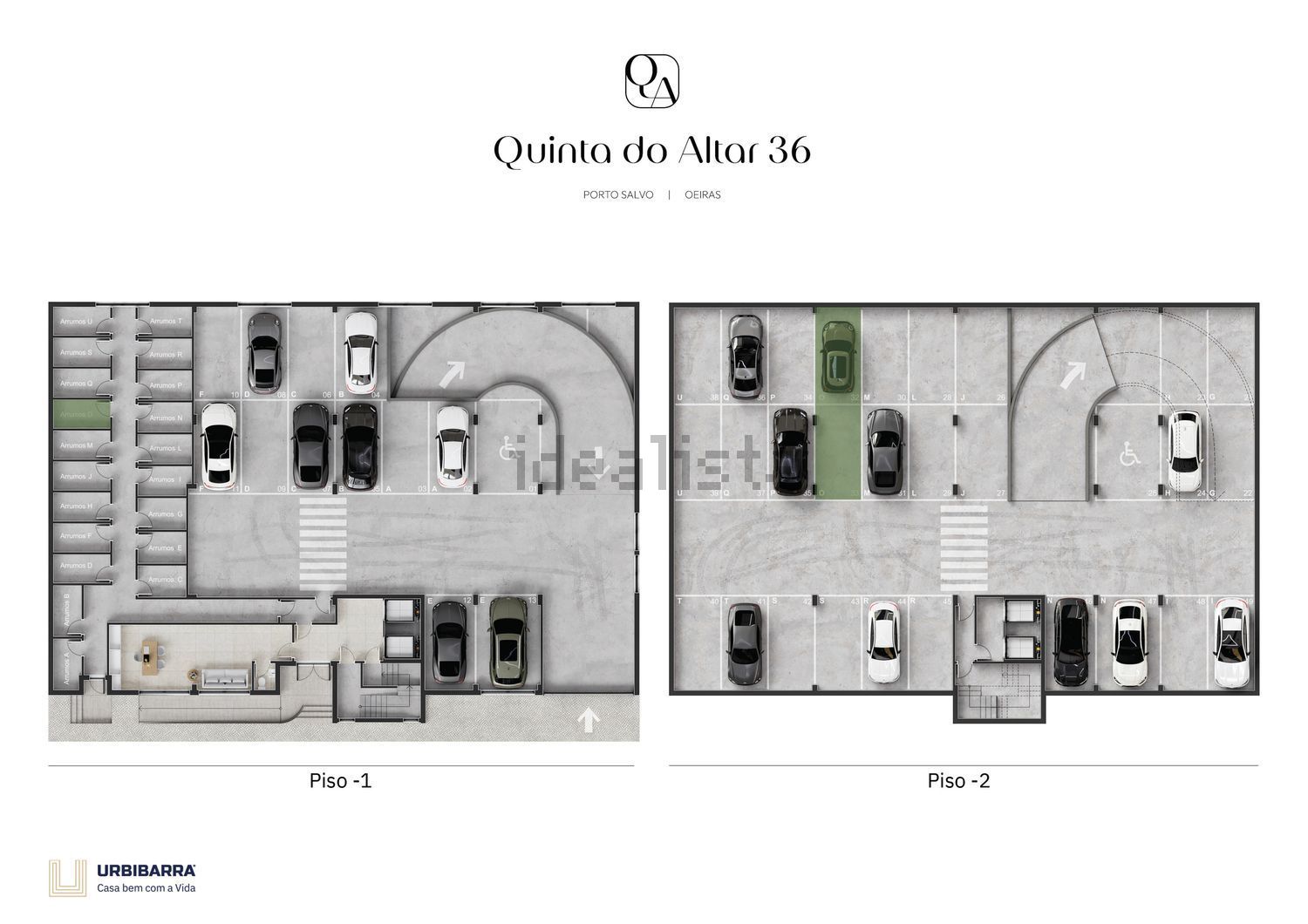 公寓 t2出售在Avenida General Ramalho Eanes, 36 - 平面图