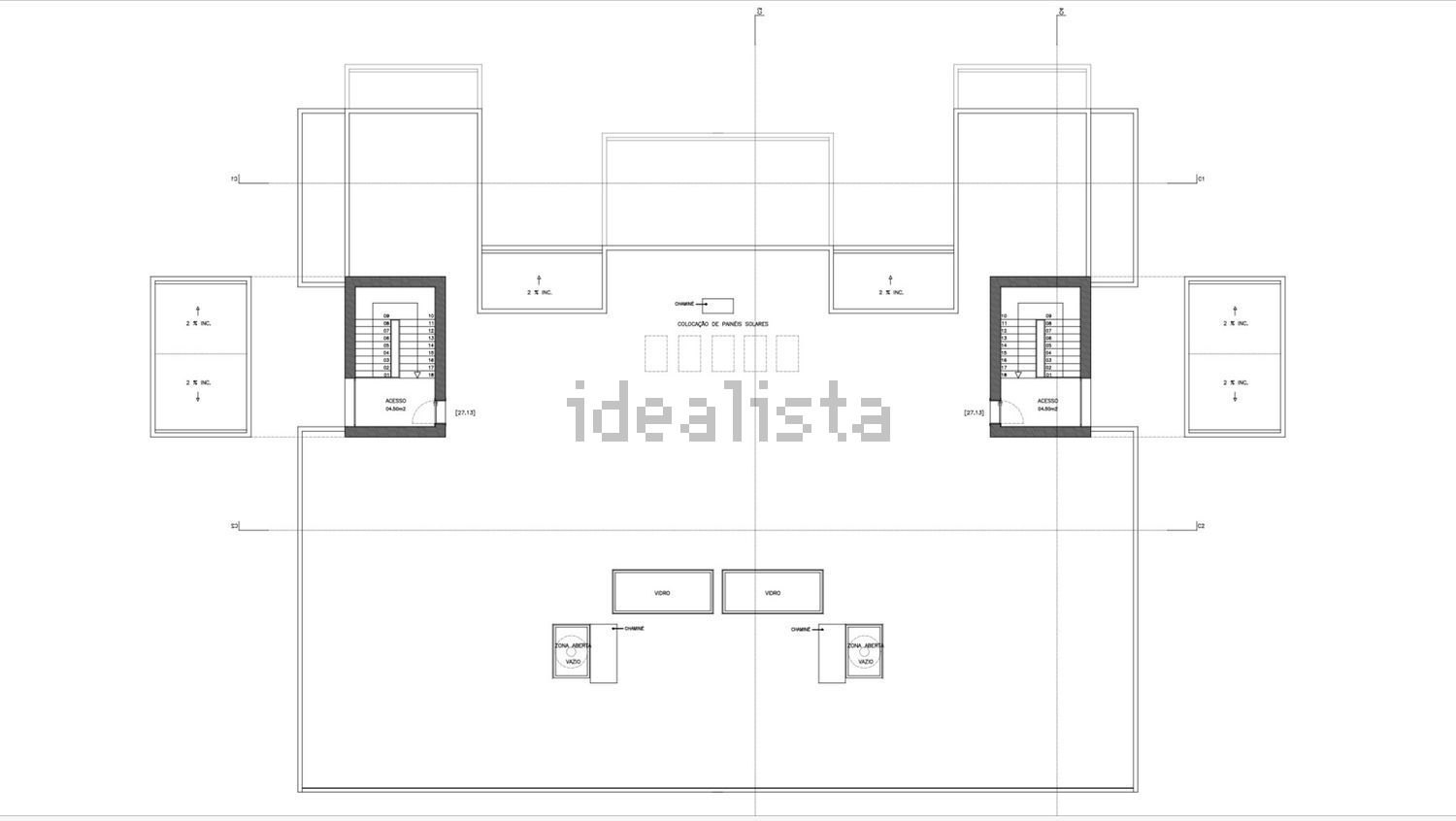 小楼房或独栋别墅出售在Salgados - 平面图