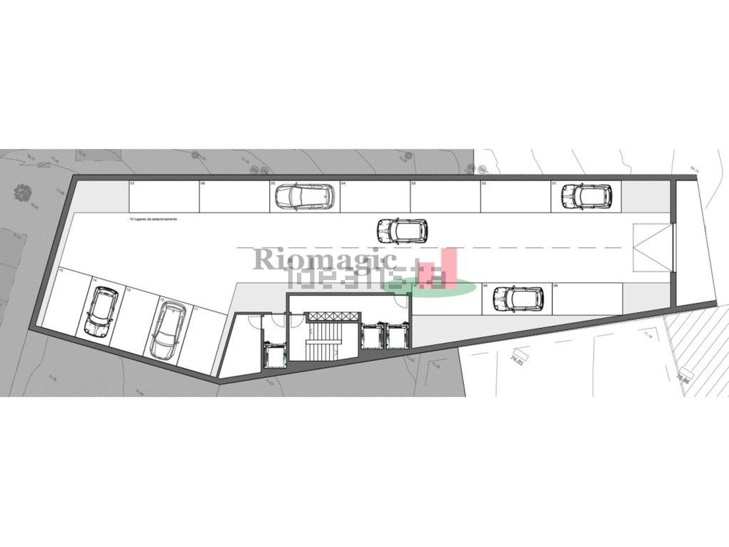 公寓 t2出售在Rua Doutor Augusto César Silva Ferreira, 1 e - 平面图