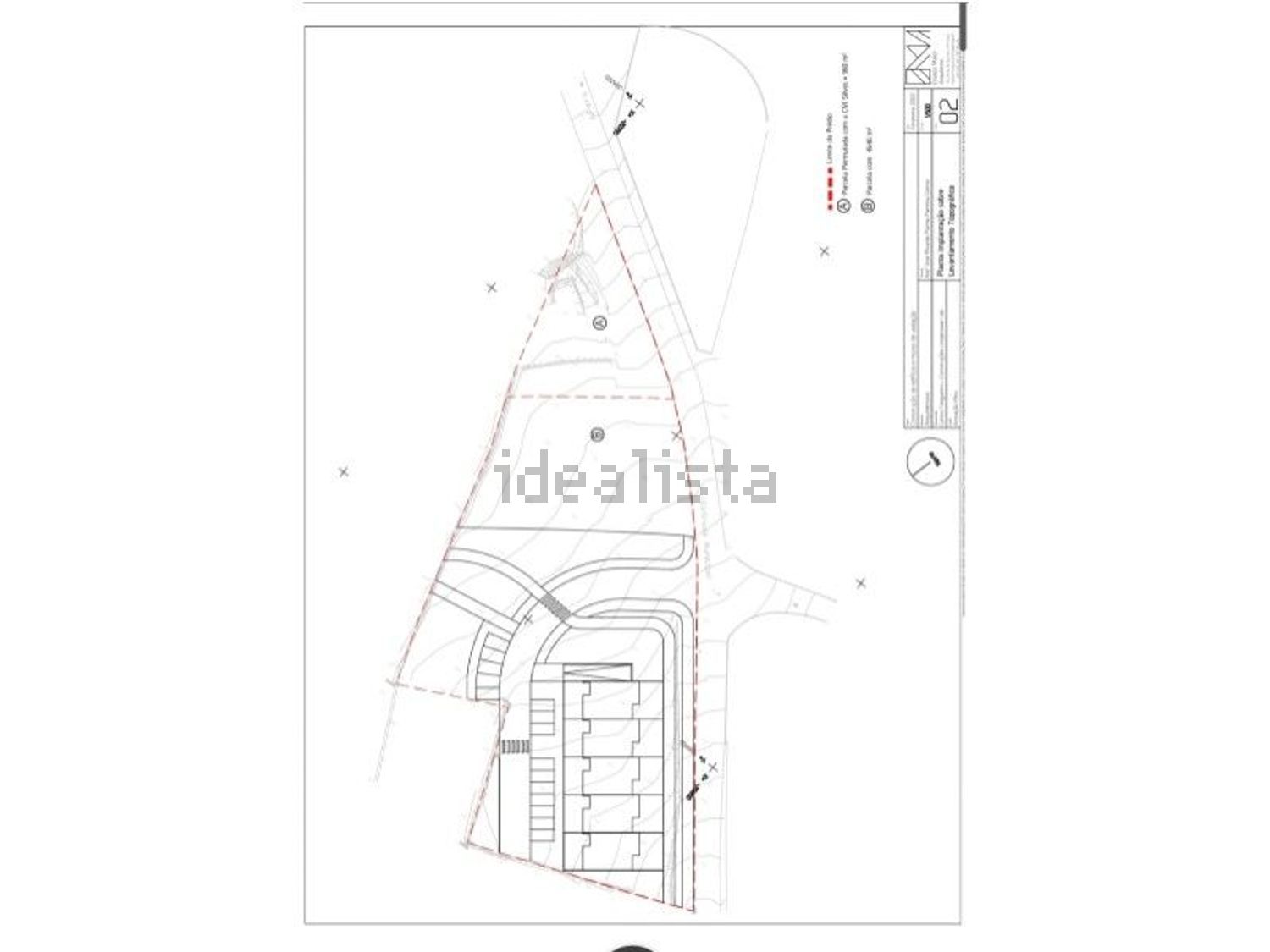 联排别墅出售在Rua de Torre - 平面图