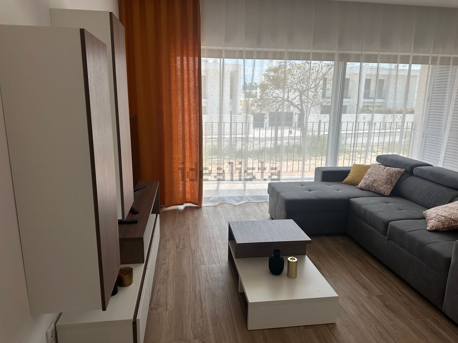 出租公寓 t2Urbanização Pinheiros Marim, 4 - 客厅