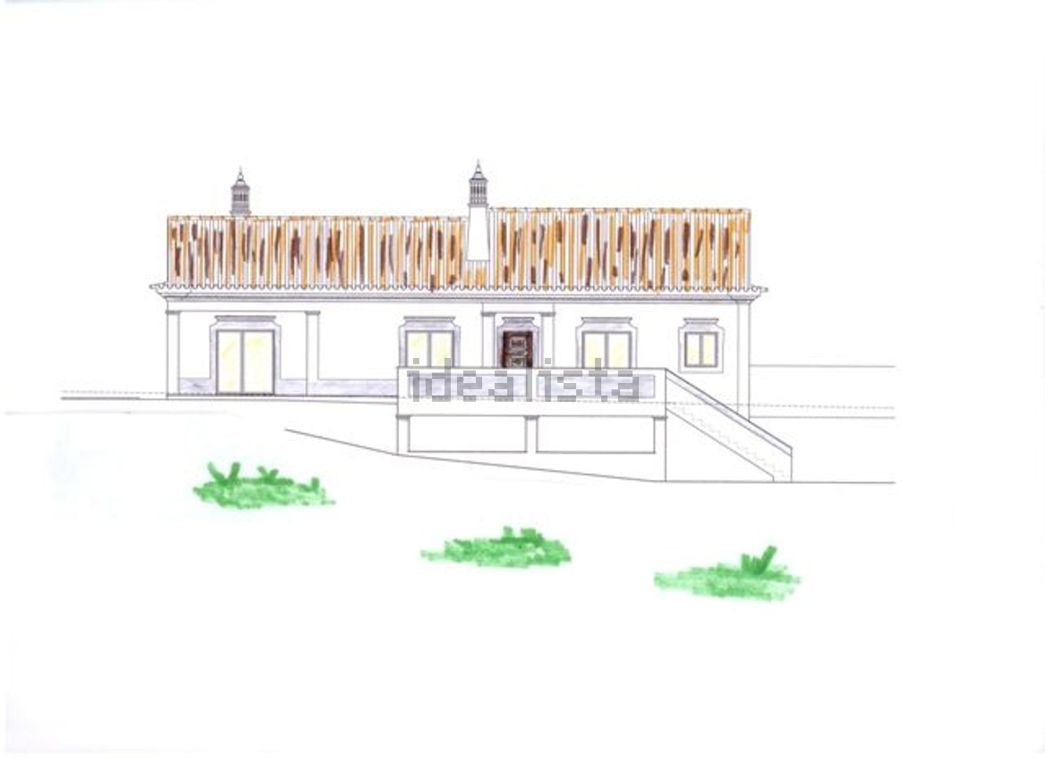 小镇楼房出售在Santa Catarina Fonte Bispo - 平面图