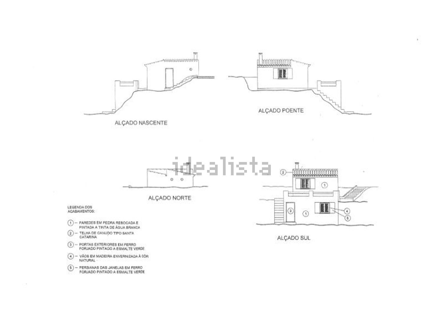 磨坊出售在Alte - 平面图