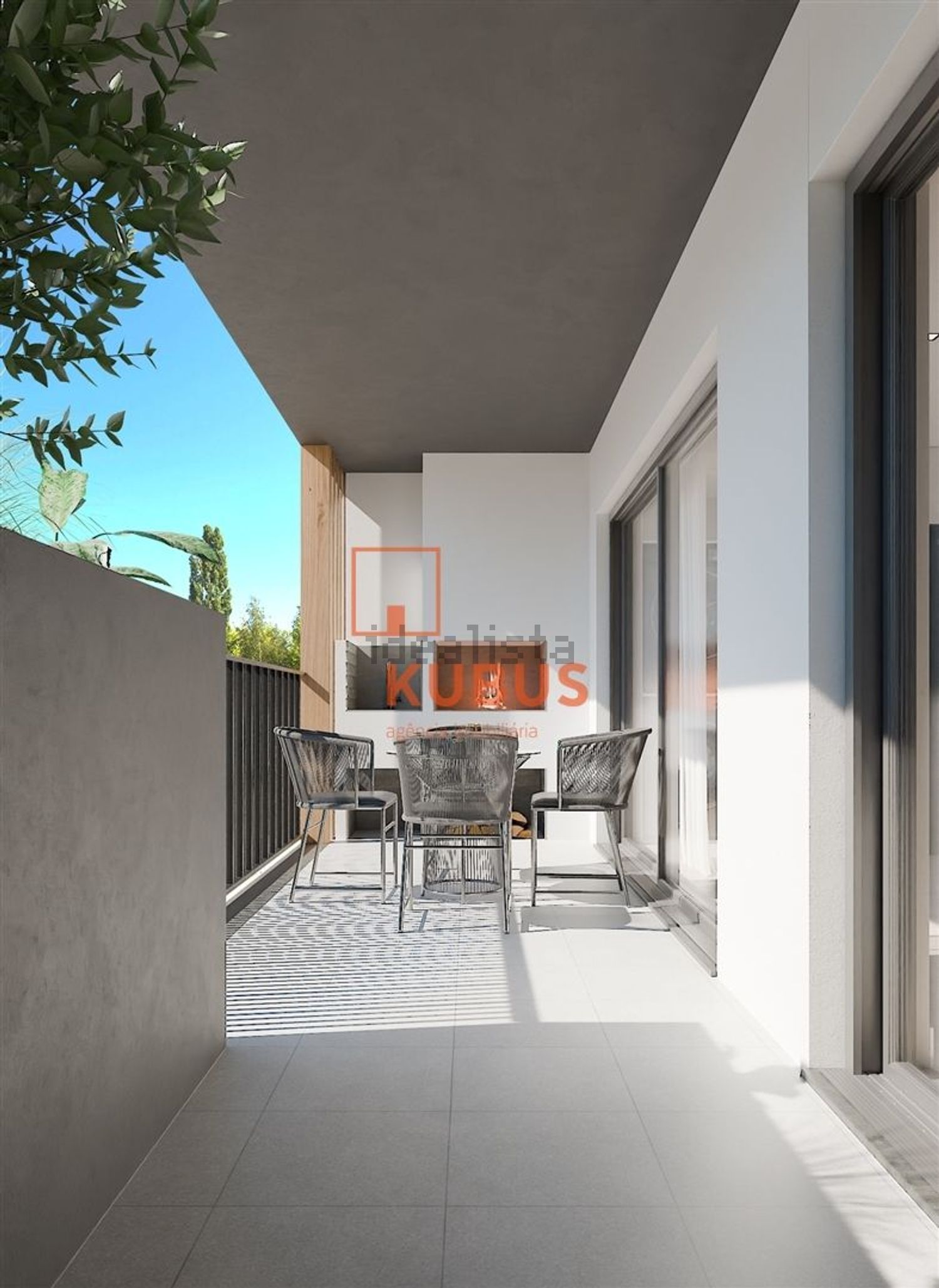 公寓 t3出售在Avenida Villiers Sur Marne, 21 - 露台