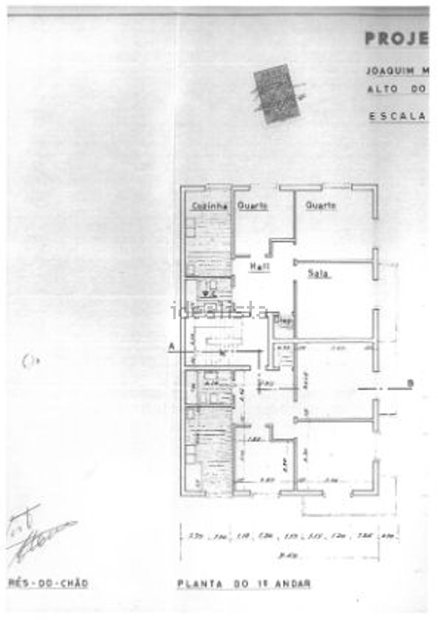 公寓 t2出售Santarém - 平面图