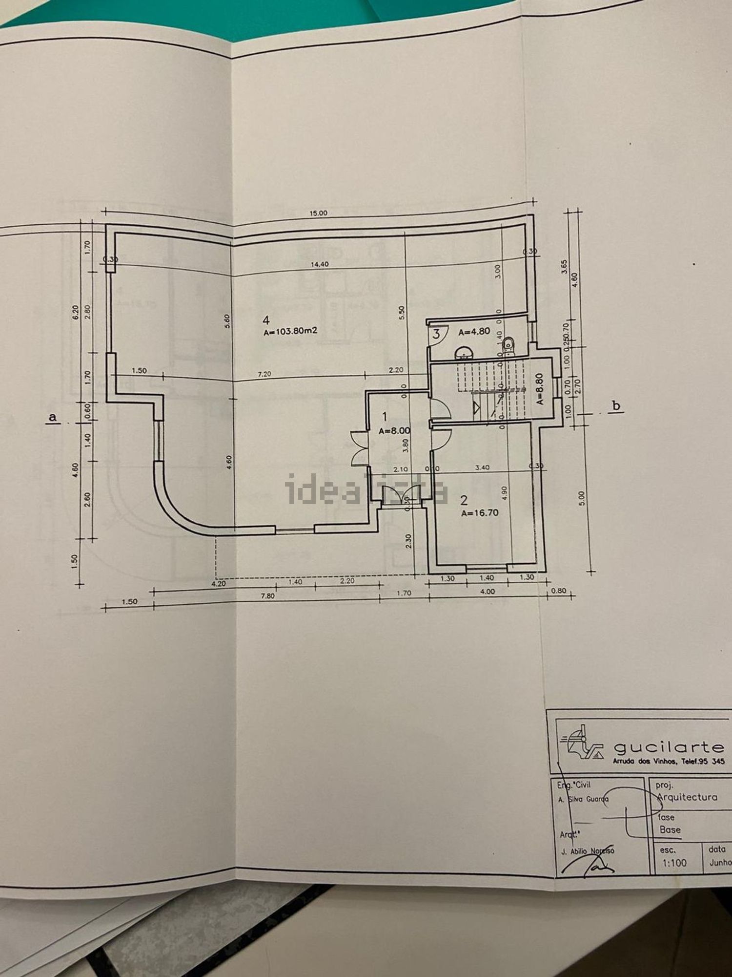 小楼房或独栋别墅出售在Rua da Andorinha, 14 - 平面图