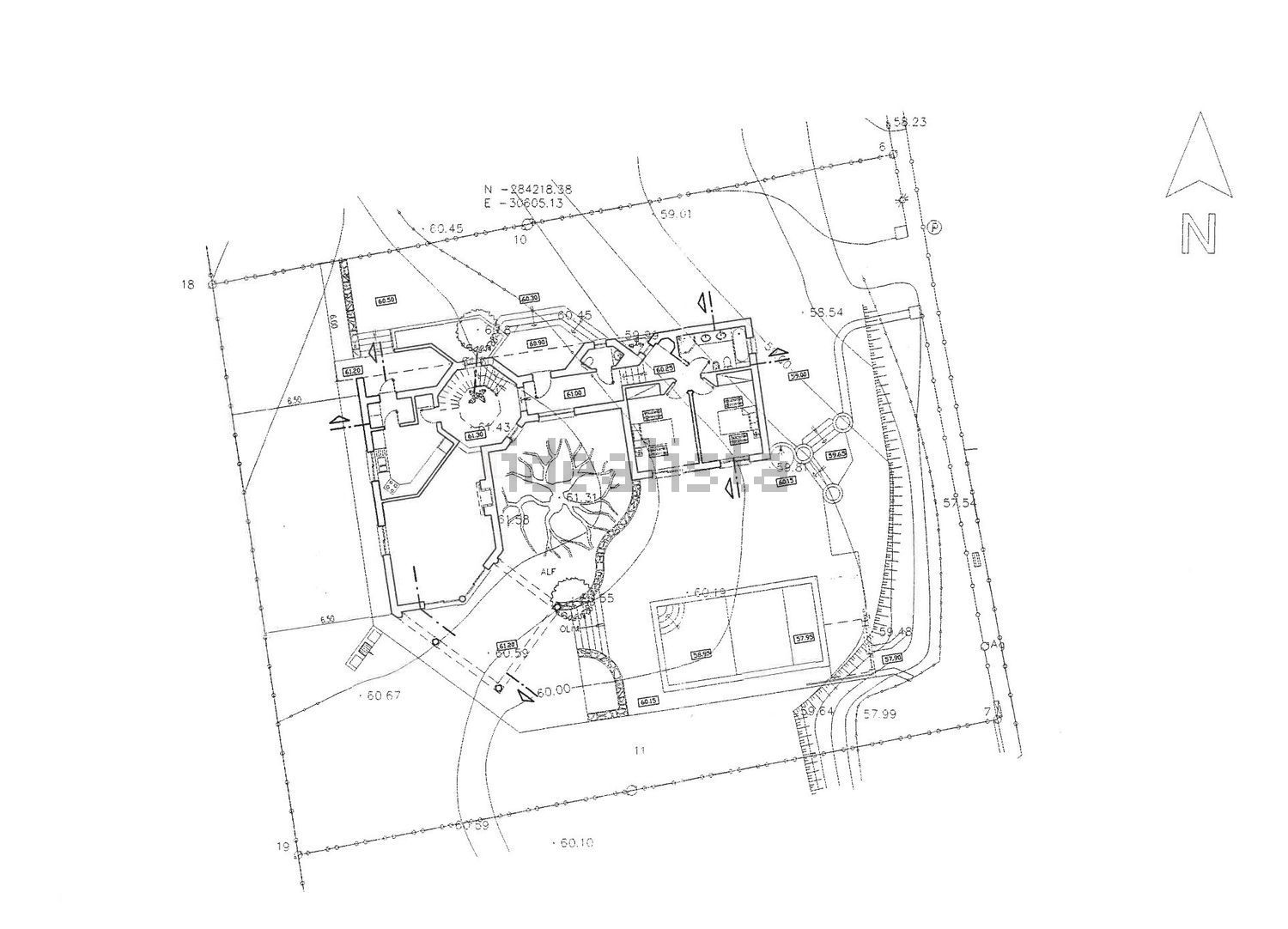 小楼房或独栋别墅出售Quinta das Andorinhas - 平面图