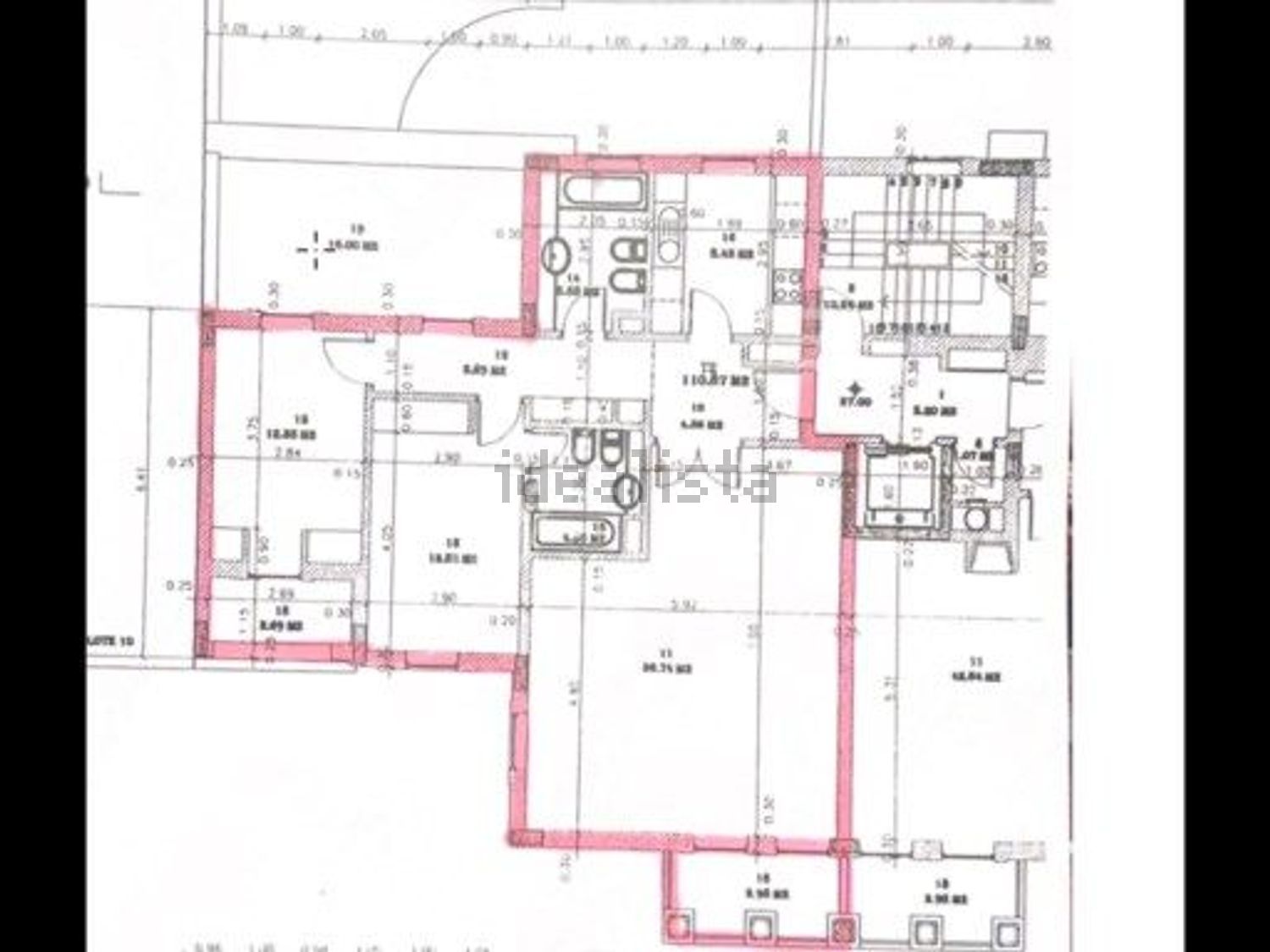 出租公寓 t2在Rua Luís de Camões s/n - 平面图