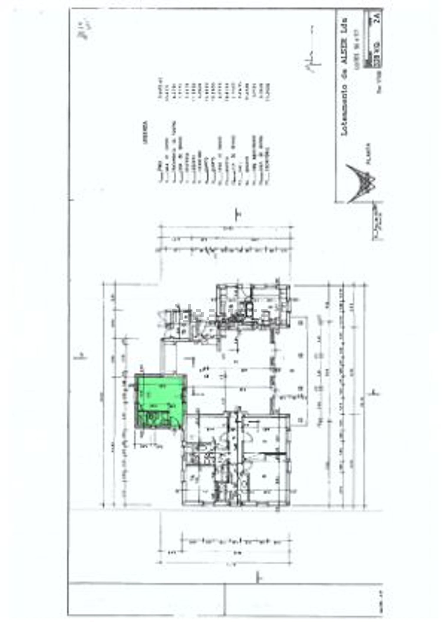 小楼房或独栋别墅出售在Rua do Pinheiro - 平面图