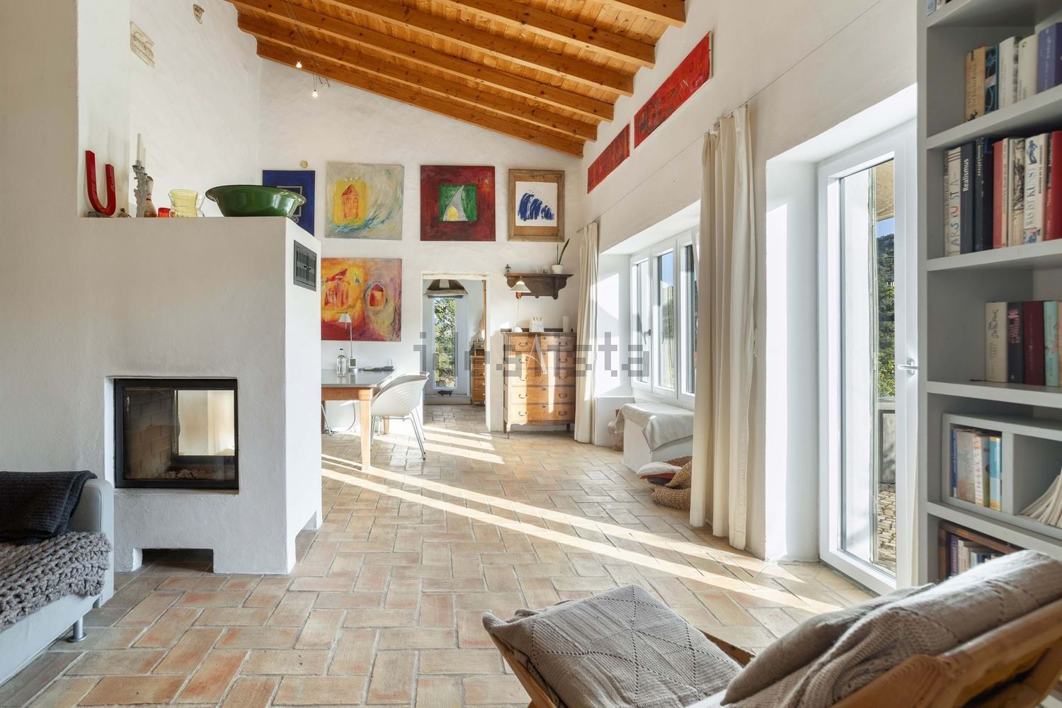 小楼房或独栋别墅出售在Estrada Sem Nome - 客厅