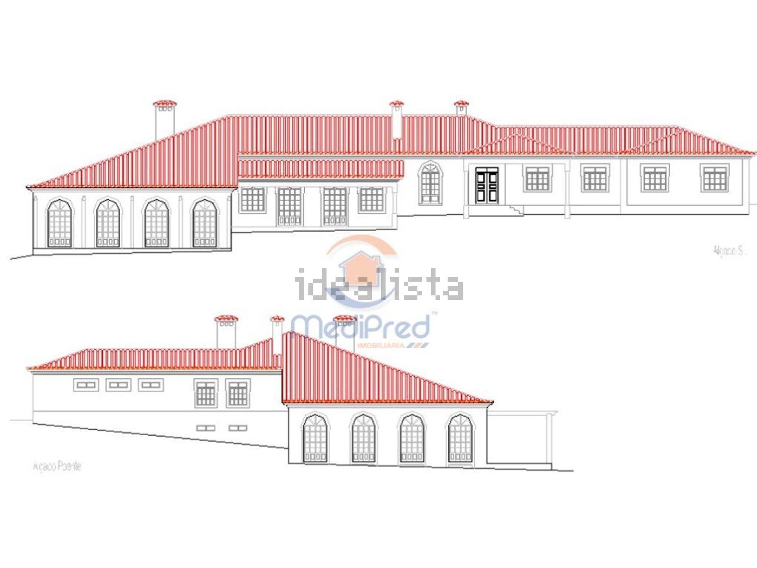 小楼房或独栋别墅出售在São Pedro de Tomar - 平面图