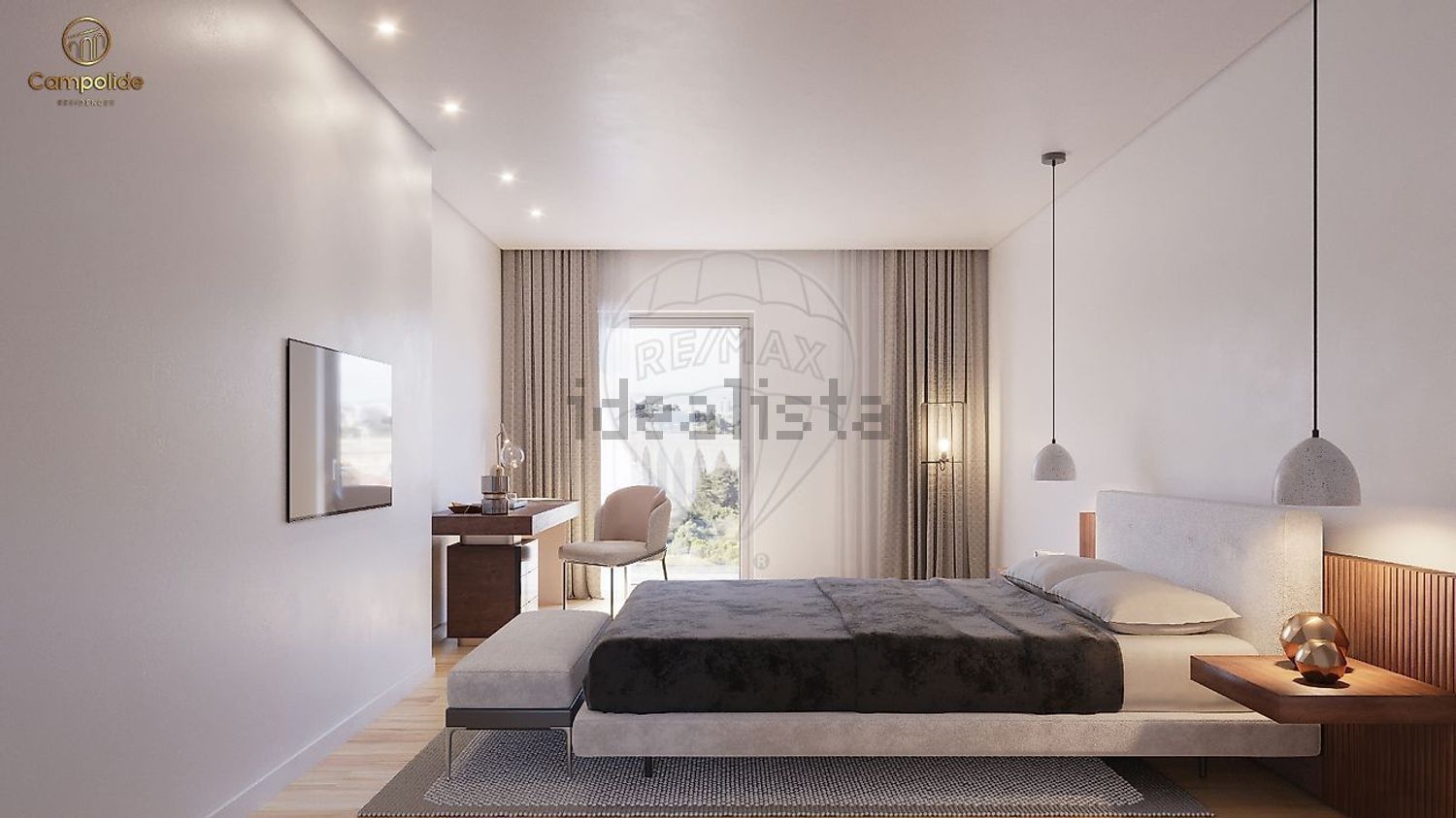 公寓 t1出售在Rua Vila Santos, 15 - 卧室