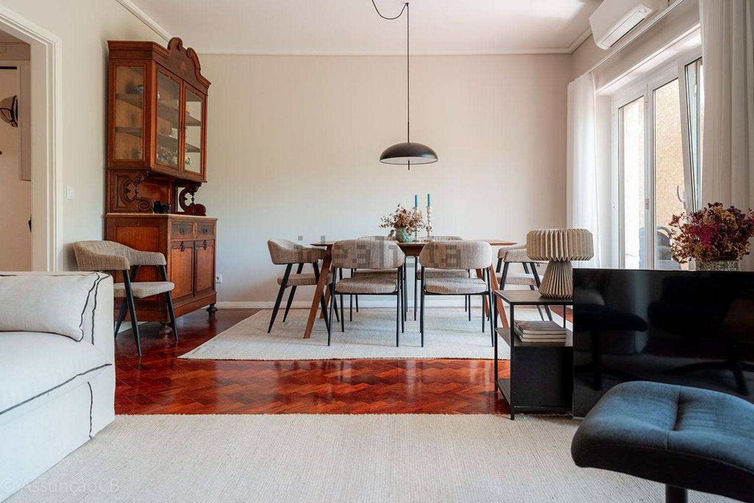 出租公寓 t2Campo Pequeno s/n - 餐厅