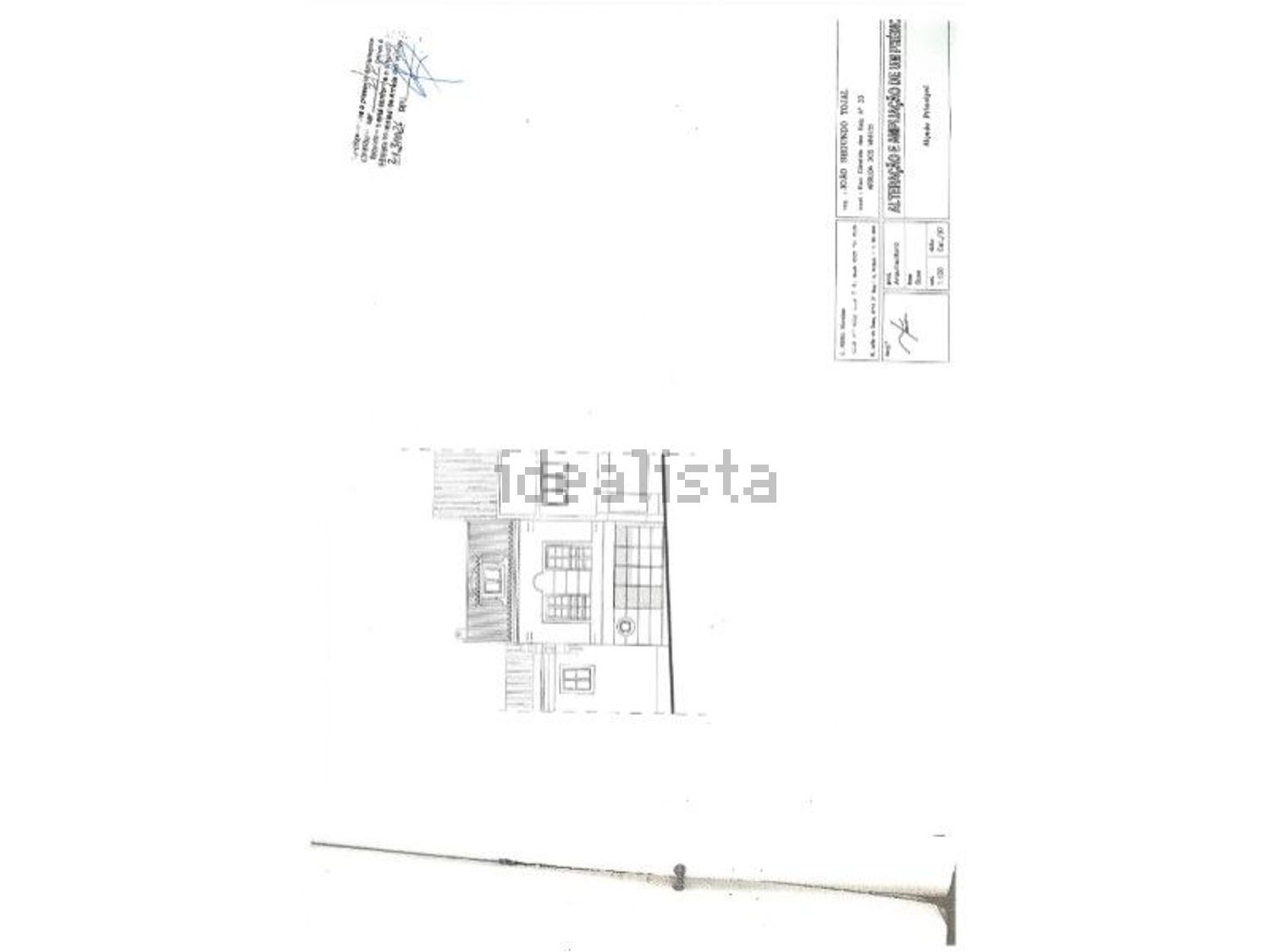 小楼房或独栋别墅出售在Rua Cândido dos Reis, 33 - 平面图