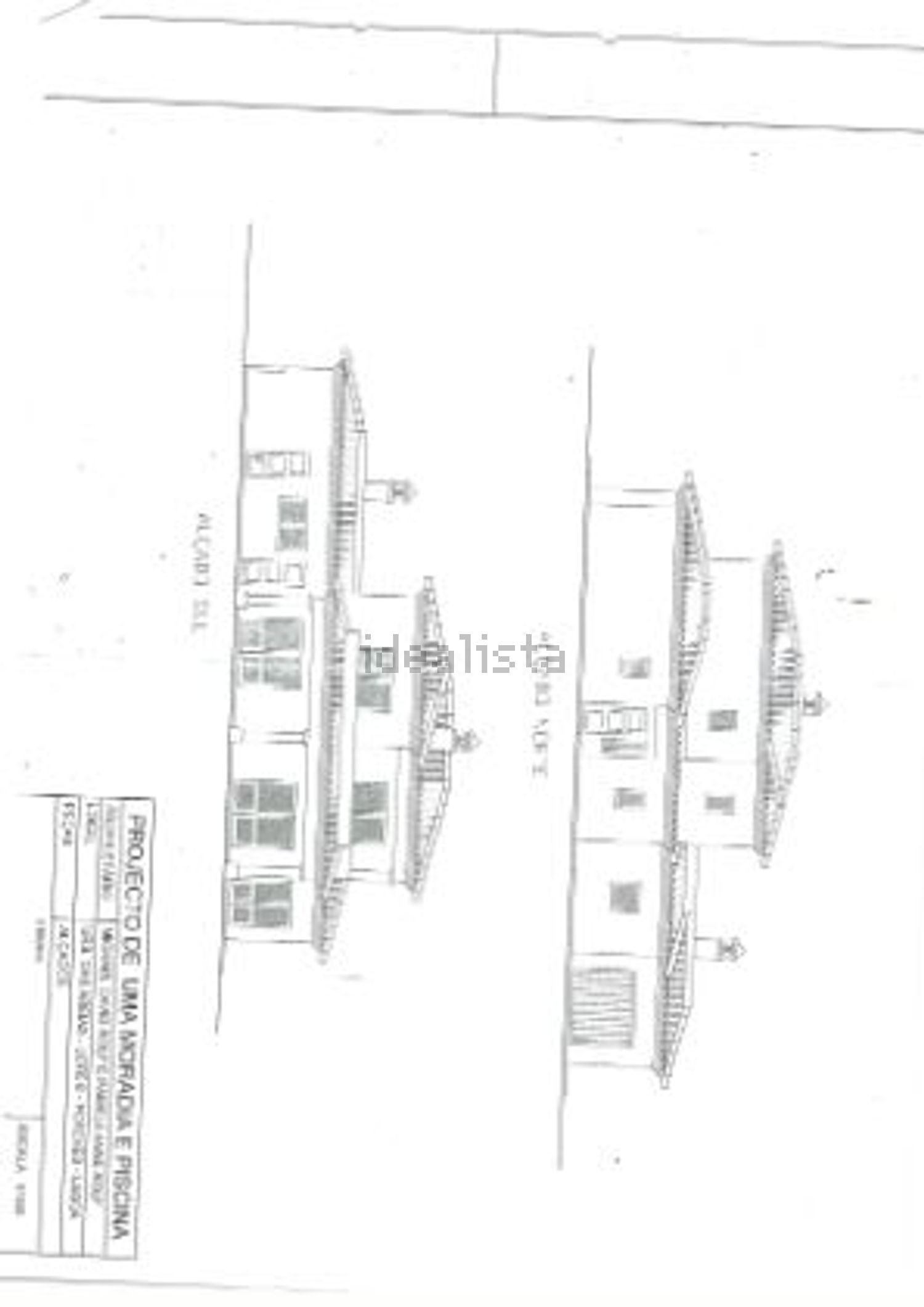 小楼房或独栋别墅出售Urbanização Areias Almas, Barracha - 平面图
