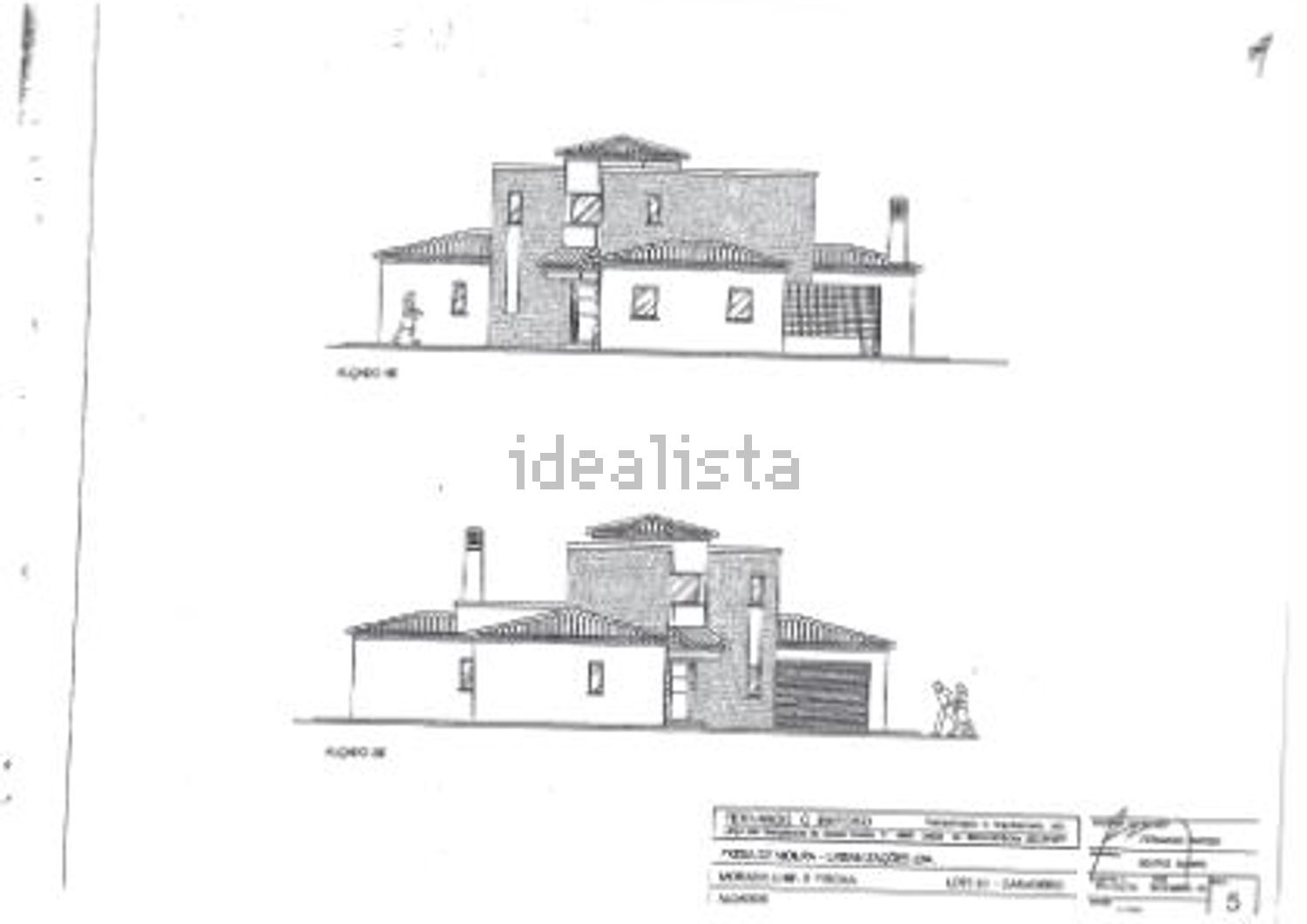 小楼房或独栋别墅出售Urbanização Presa da Moura - 平面图