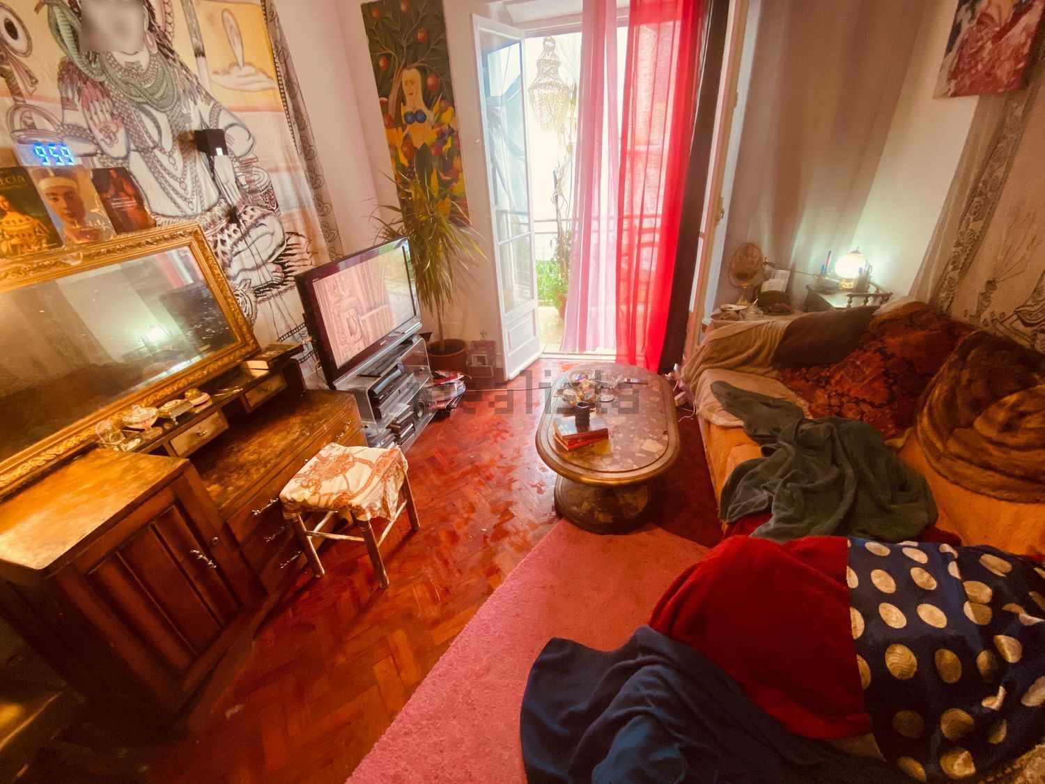 出租公寓 t2在Rua de Dona Estefânia, 22 - 客厅