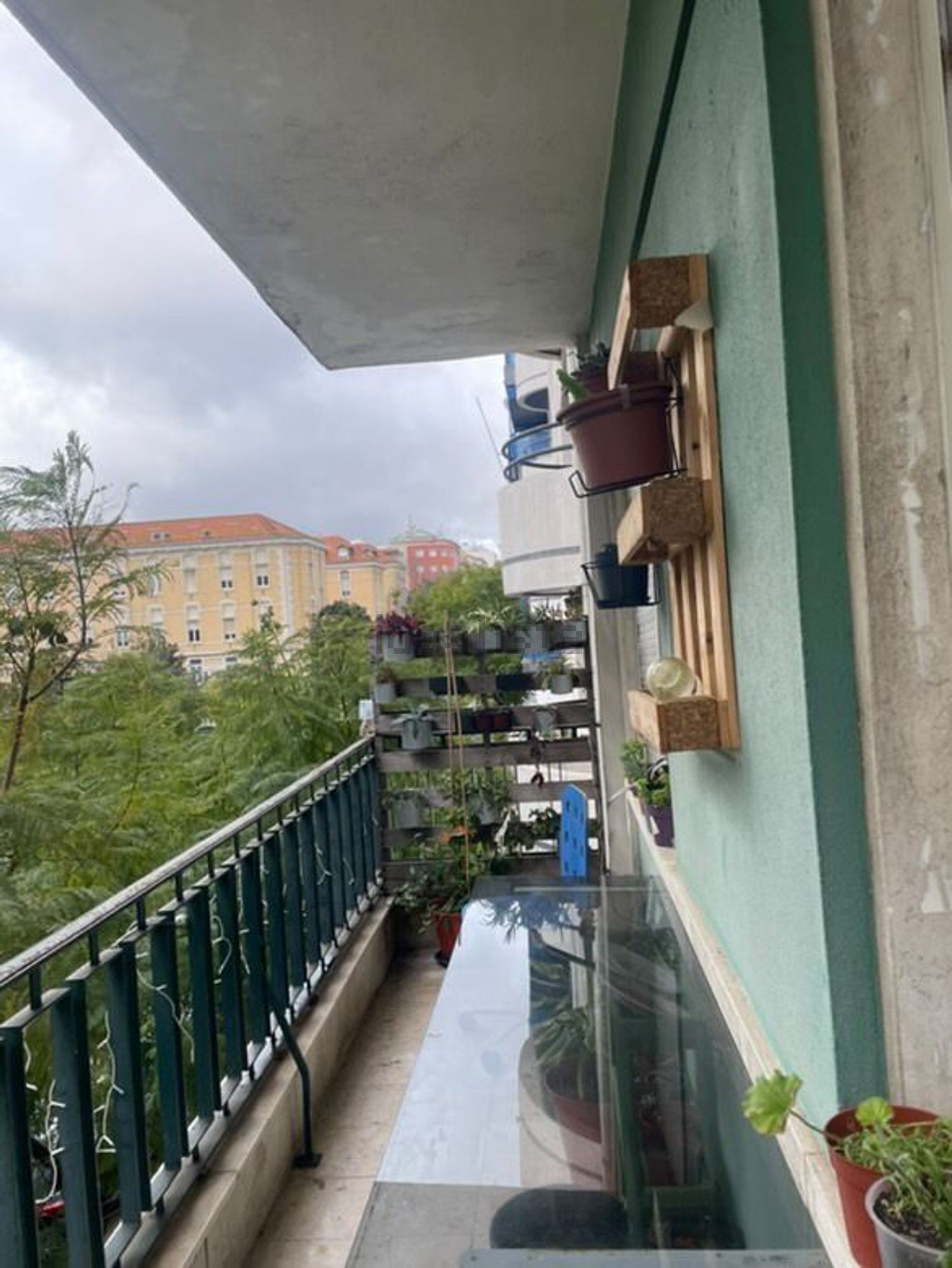 出租房间在Rua Pinheiro Chagas, 2 - 阳台