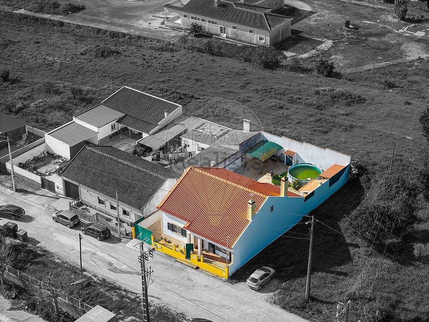 小楼房或独栋别墅出售在Estrada Sem Nome - 平面图