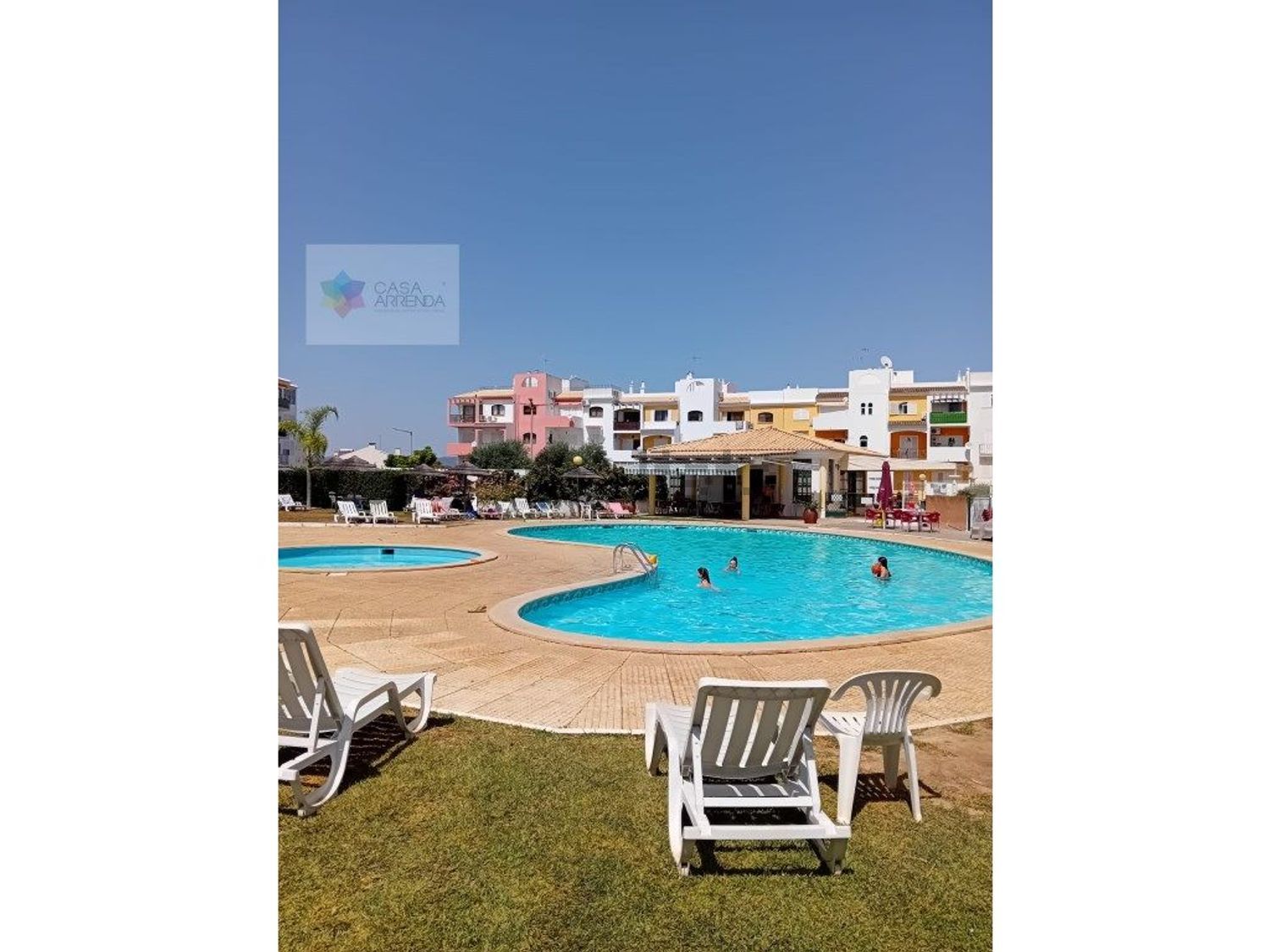 出租公寓 t1在Rua Beatriz Costa - 游泳池