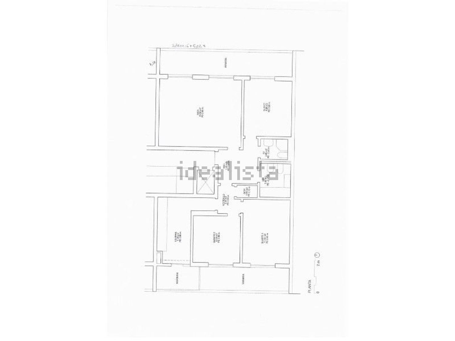 公寓 t3出售在Portas de Benfica - Mercado de Benfica - 平面图