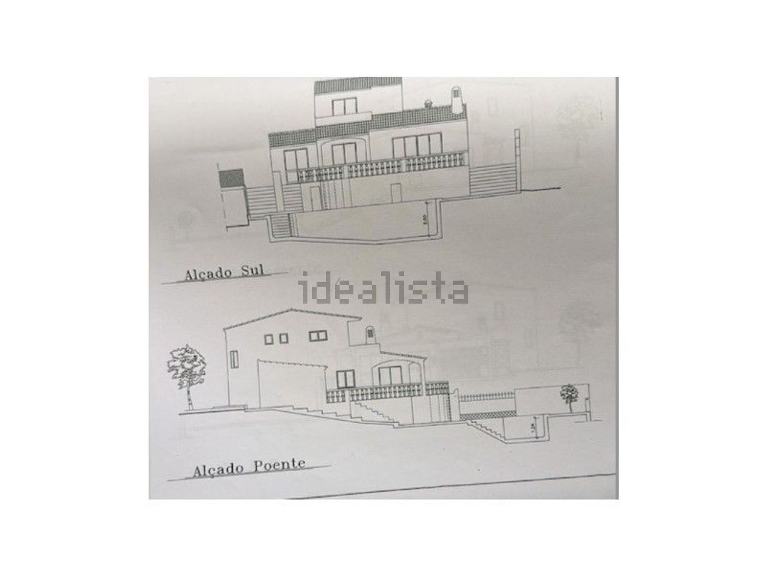 小楼房或独栋别墅出售在Alfeição - Vale Telheiro - 平面图