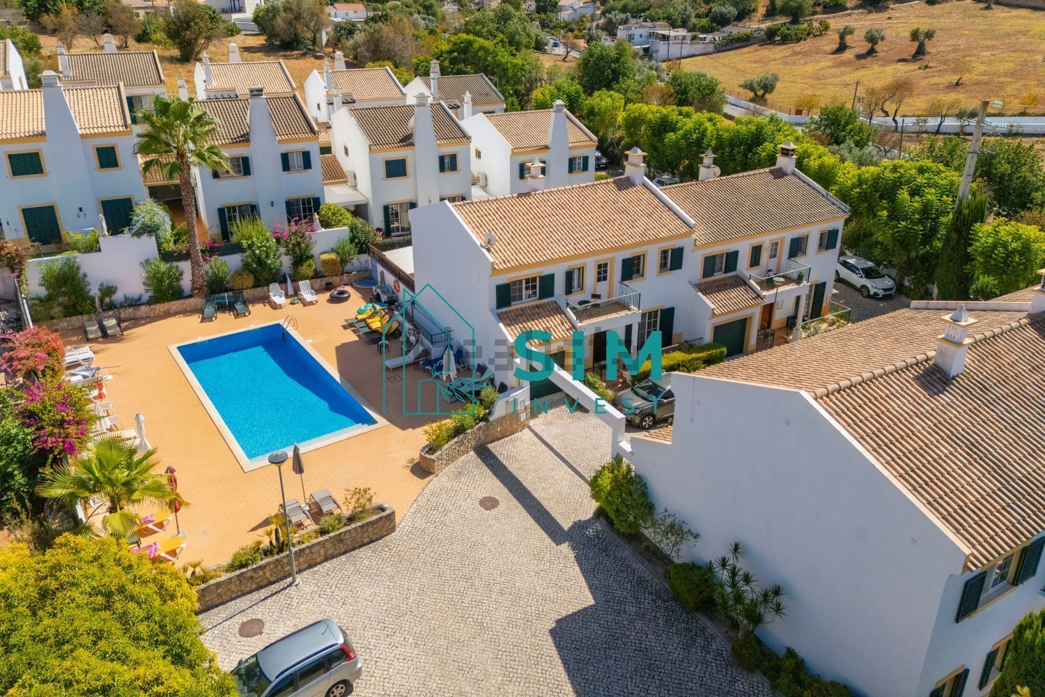 联排别墅出售在Paderne - 游泳池