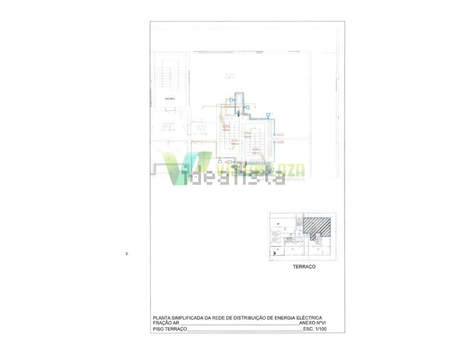 公寓 t4出售在Beco da Concórdia - 平面图