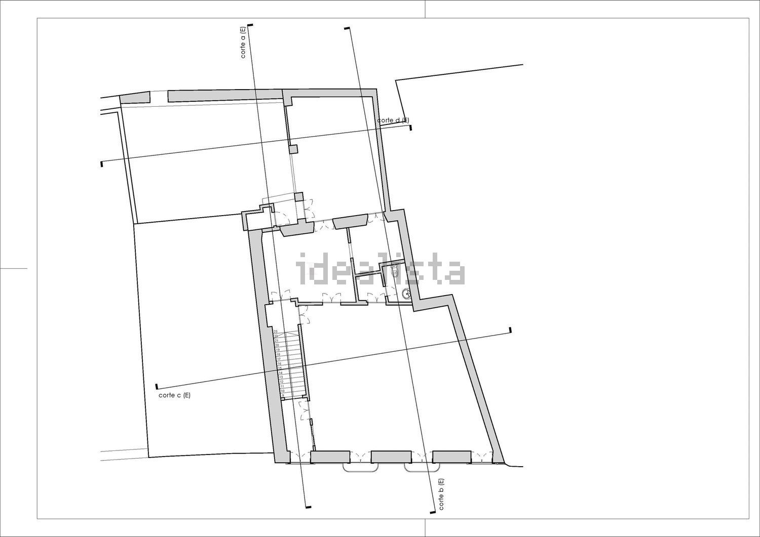 小楼房或别墅出售在Rua do Pe da Cruz, 4955 - 平面图