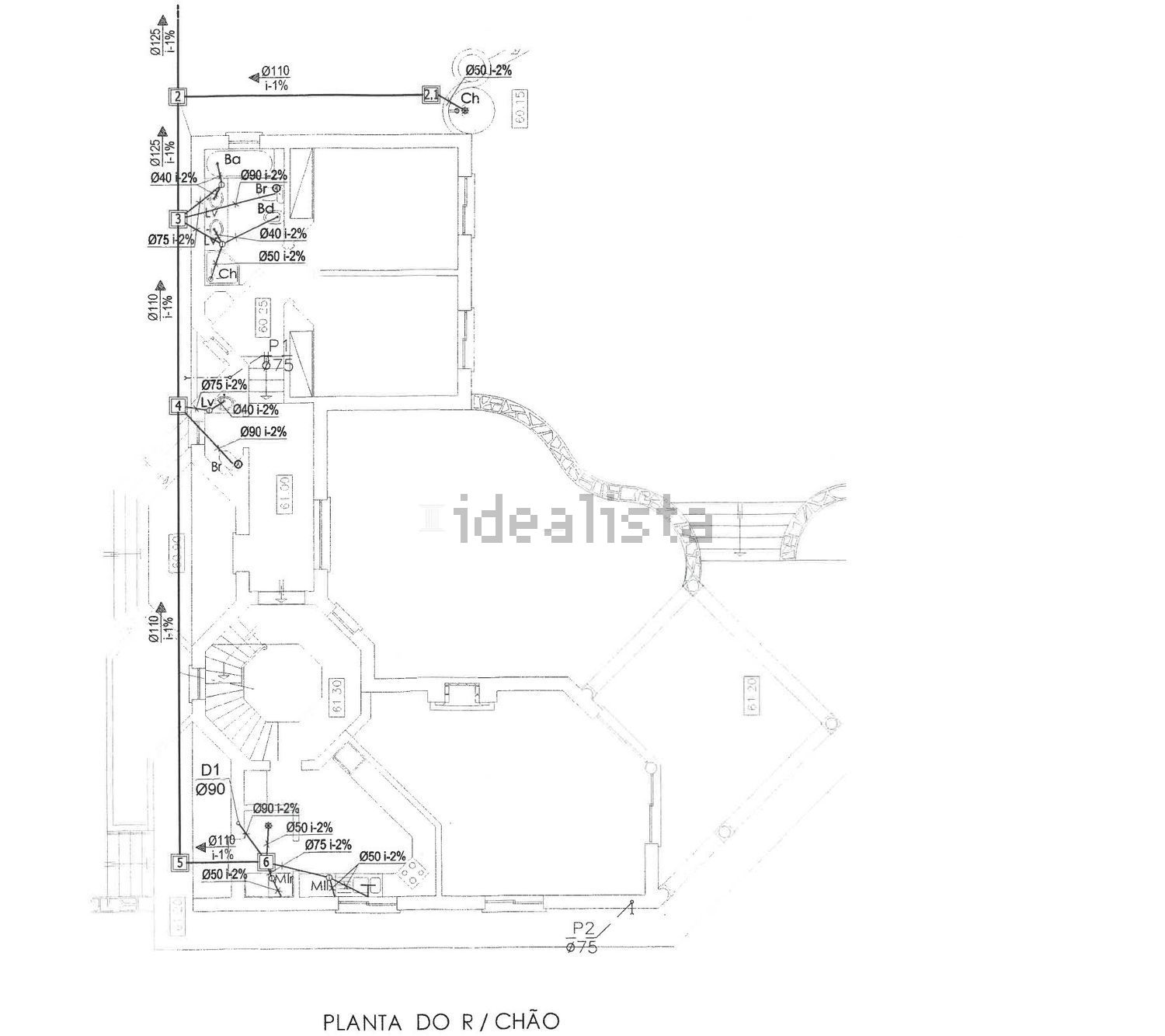 小楼房或独栋别墅出售Quinta das Andorinhas - 平面图