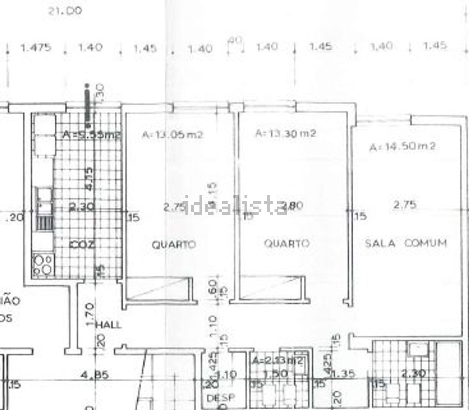 出租公寓 t2Quinta Grande - 平面图