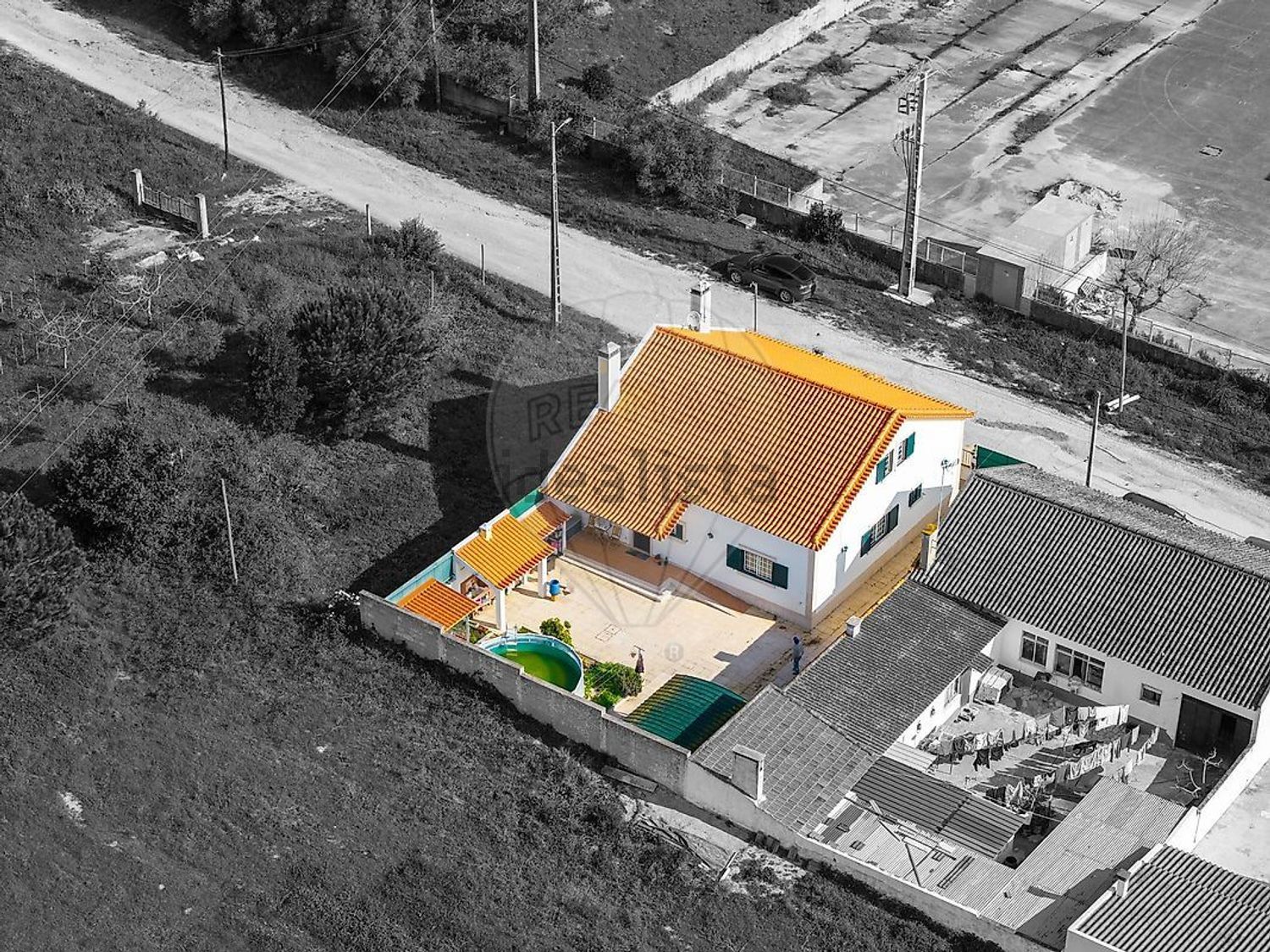 小楼房或独栋别墅出售在Estrada Sem Nome - 平面图