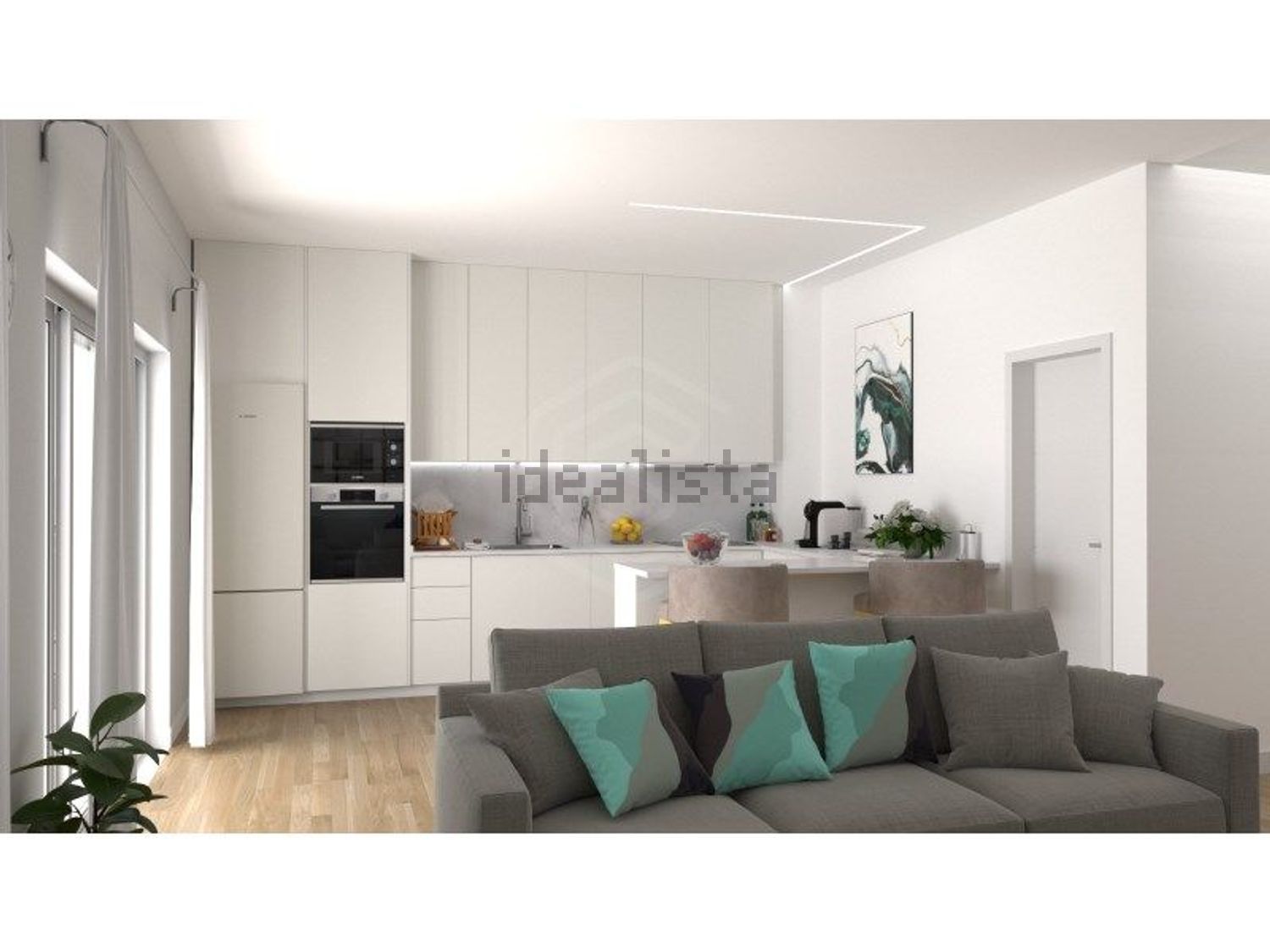 公寓 t3出售在Centro Oeste da Cidade de Loulé - 客厅