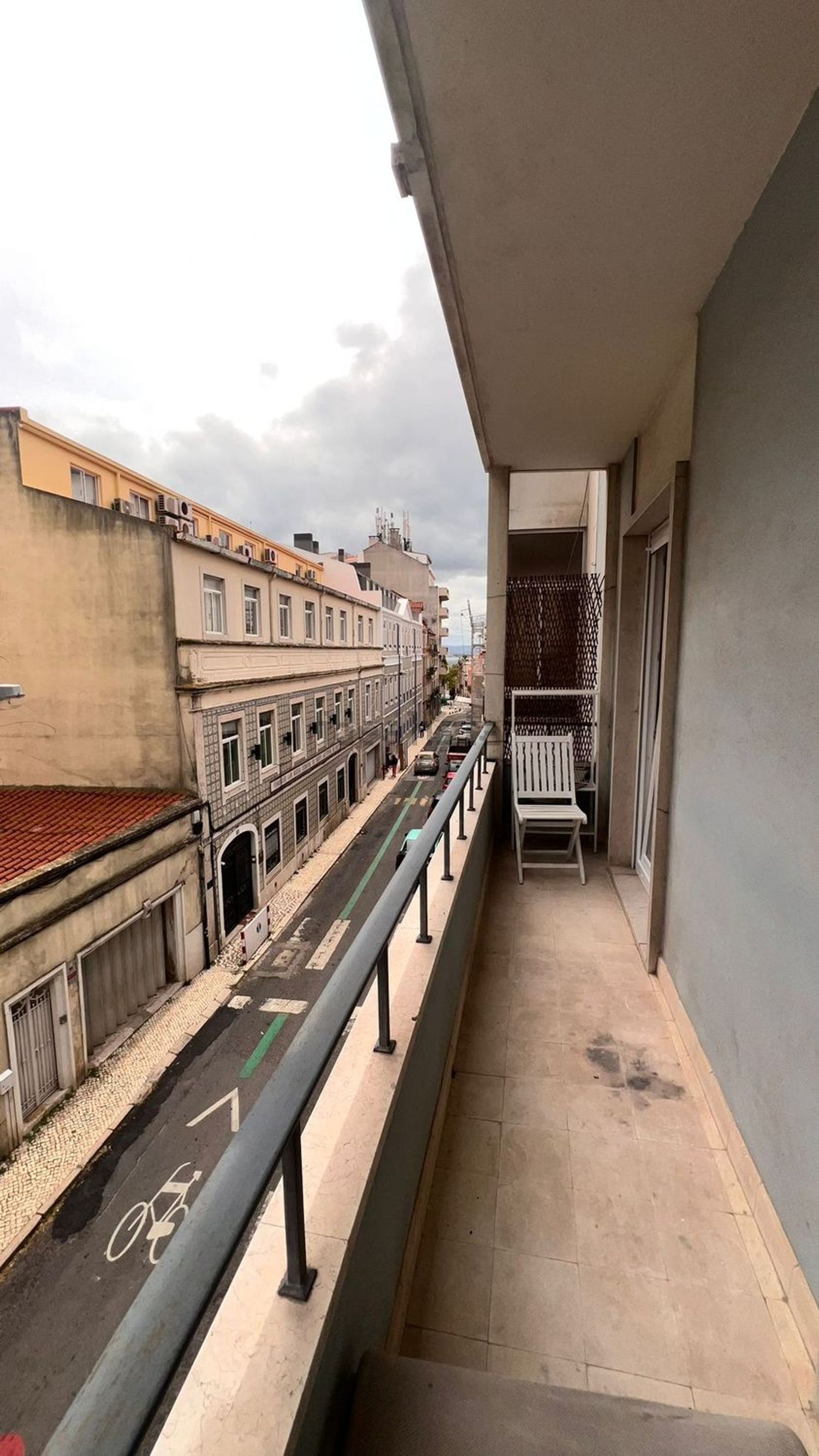 出租公寓 t2在Rua Almeida e Sousa, 1 - 露台