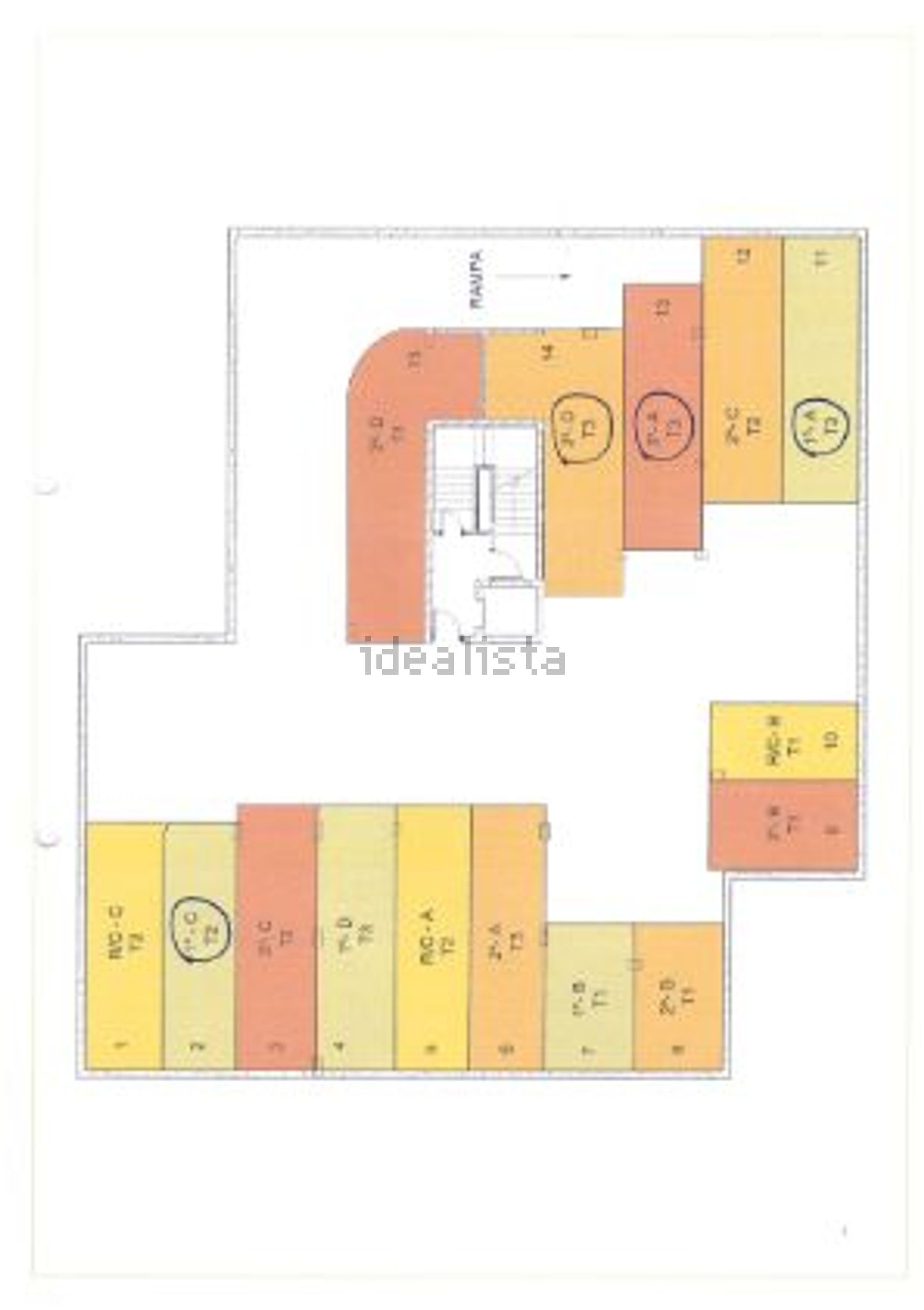 公寓 t3出售在Póvoa de Penafirme - Santa Cruz - 平面图