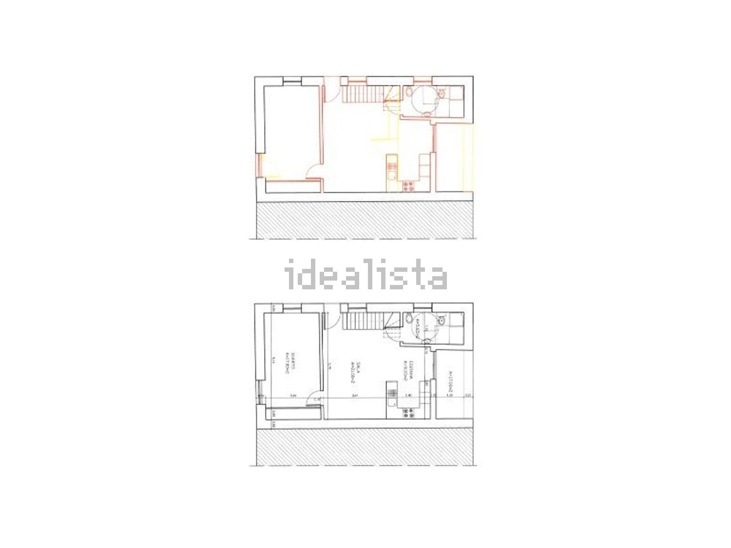 小楼房或独栋别墅出售在Centro de A dos Cunhados - 平面图