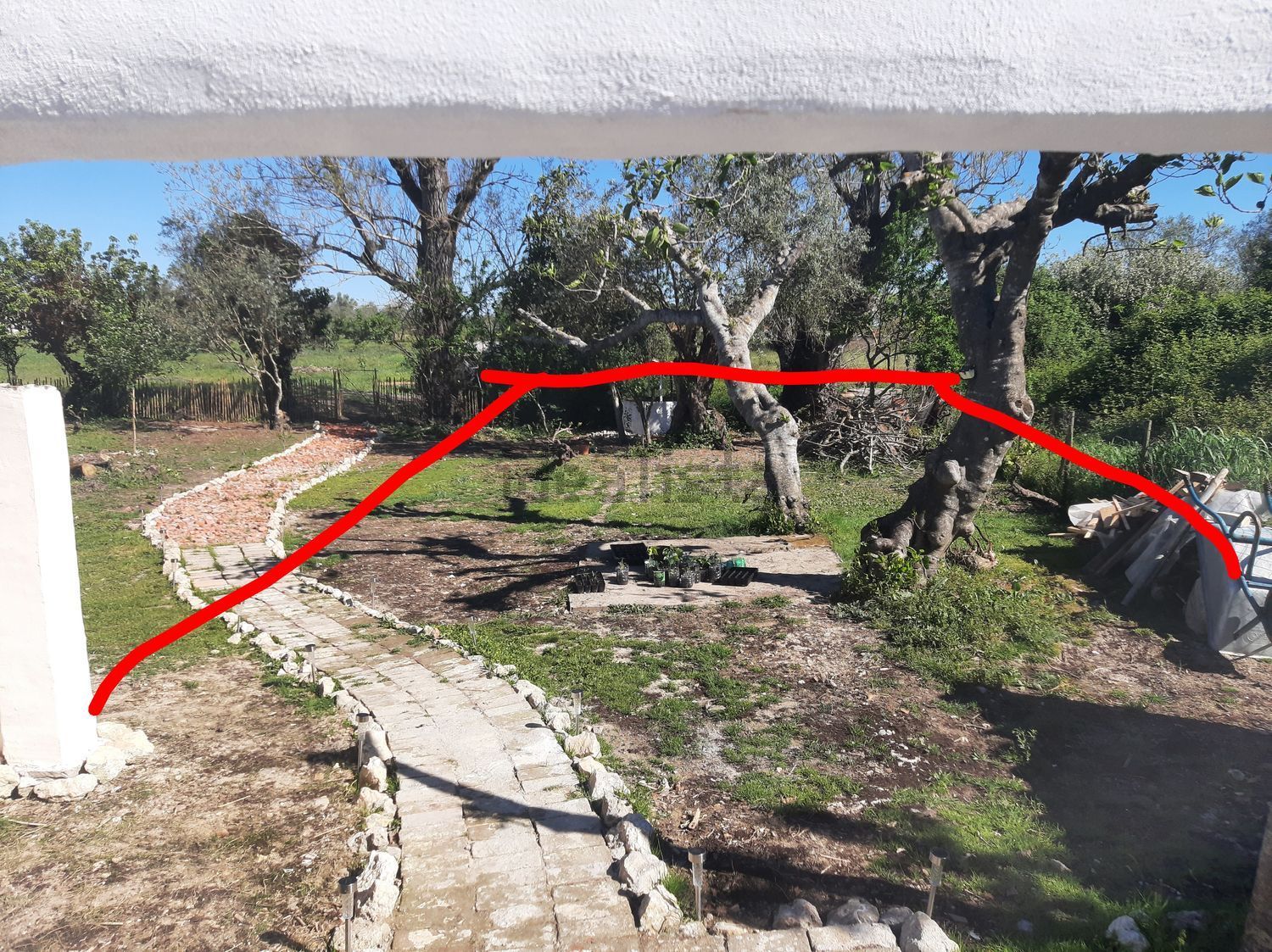 小楼房或独栋别墅出售在Tomar e Santa Maria dos Olivais - 花园