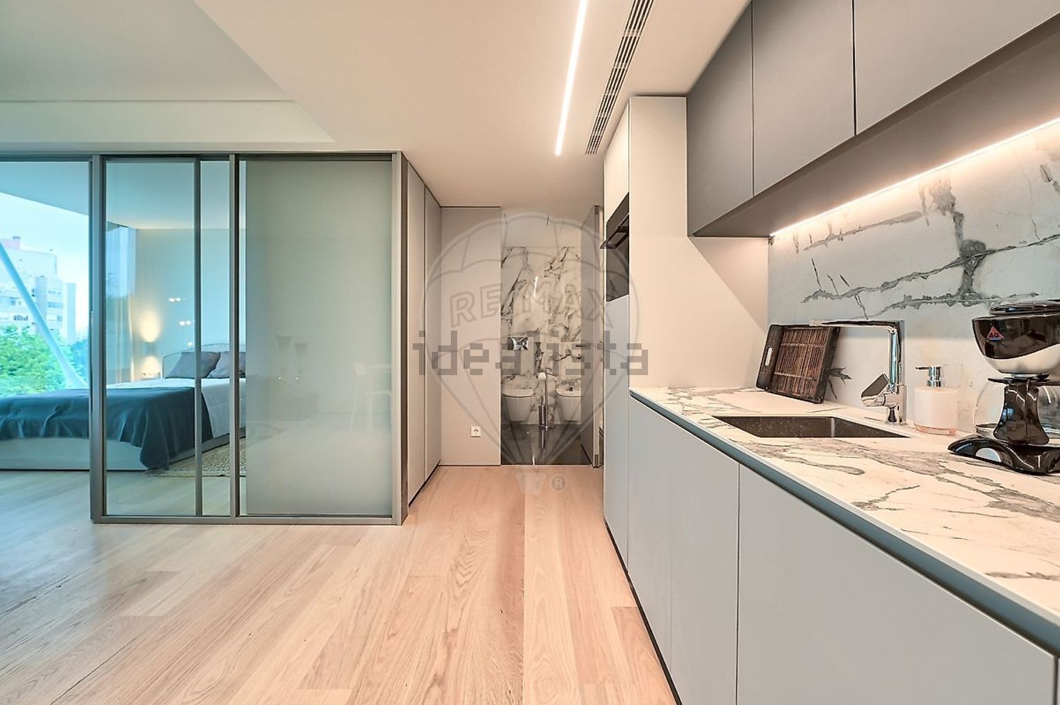 出租公寓 t1在Olaias - 厨房