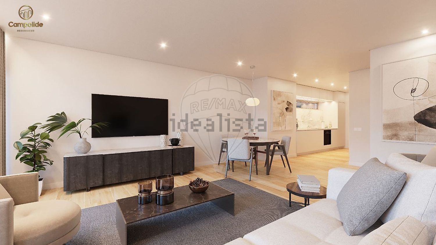 公寓 t3出售在Rua Vila Santos, 15 - 客厅