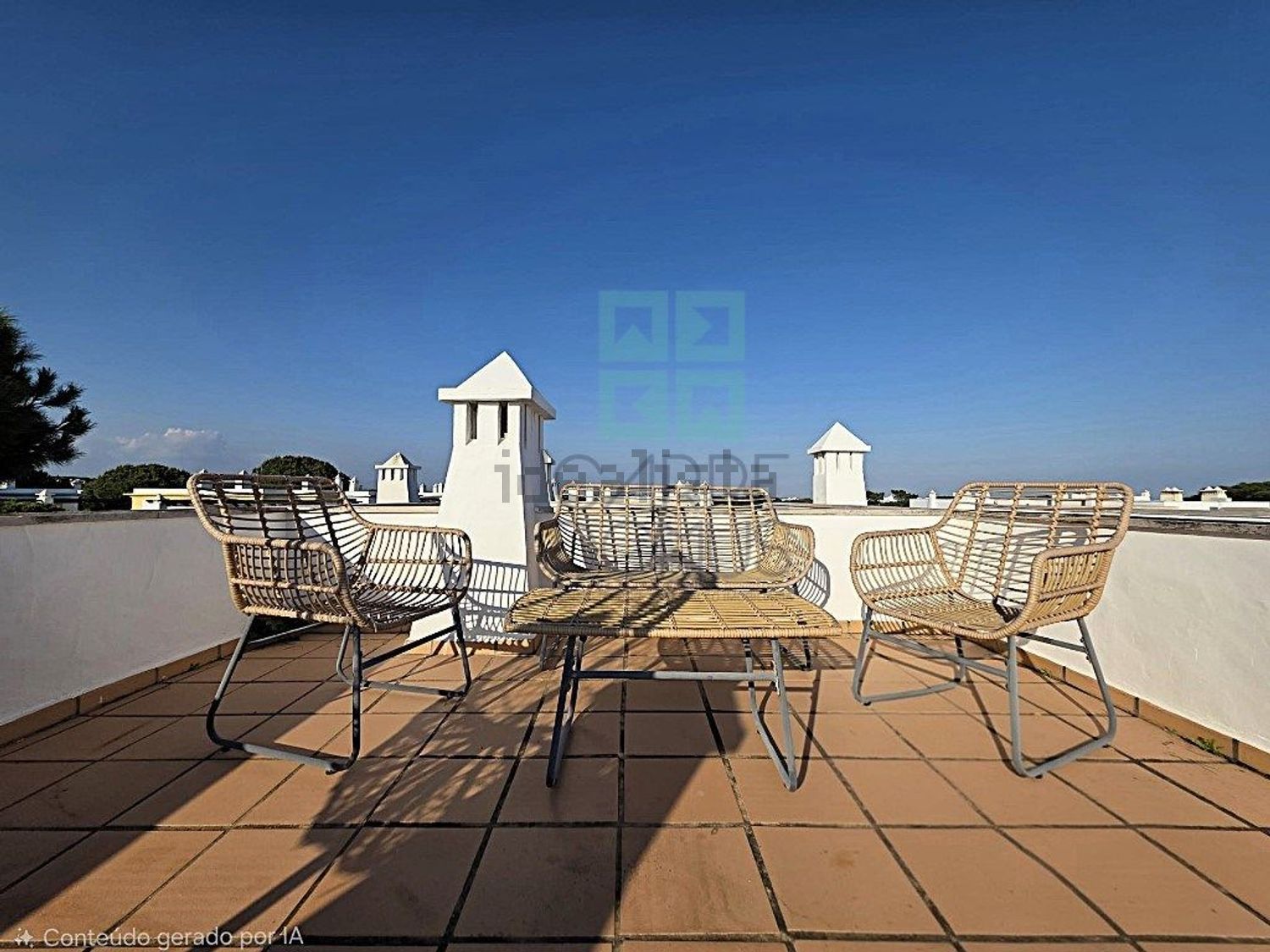 小楼房或独栋别墅出售Urbanização Praia Verde, 4 - 阳台