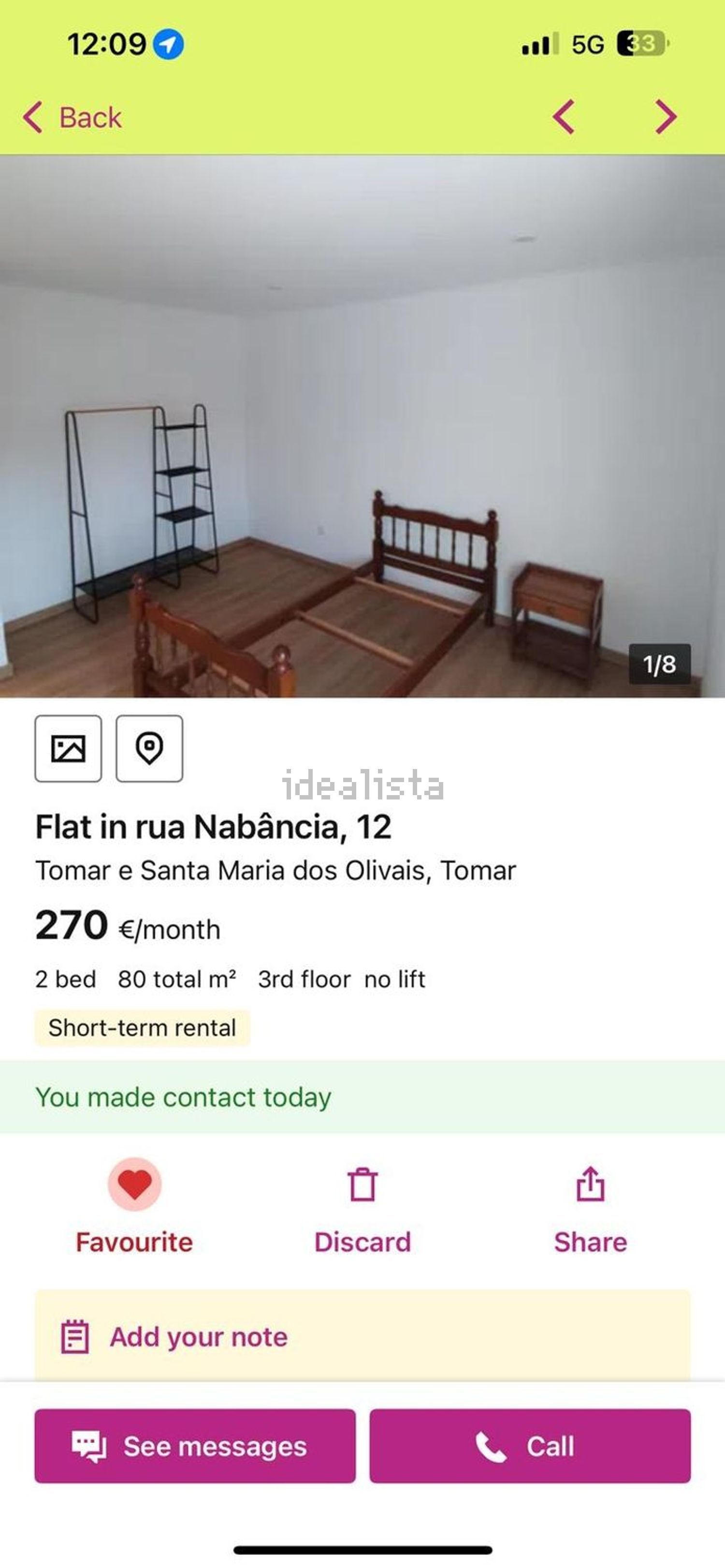 出租房间在Rua Nabância, 12 - 照片