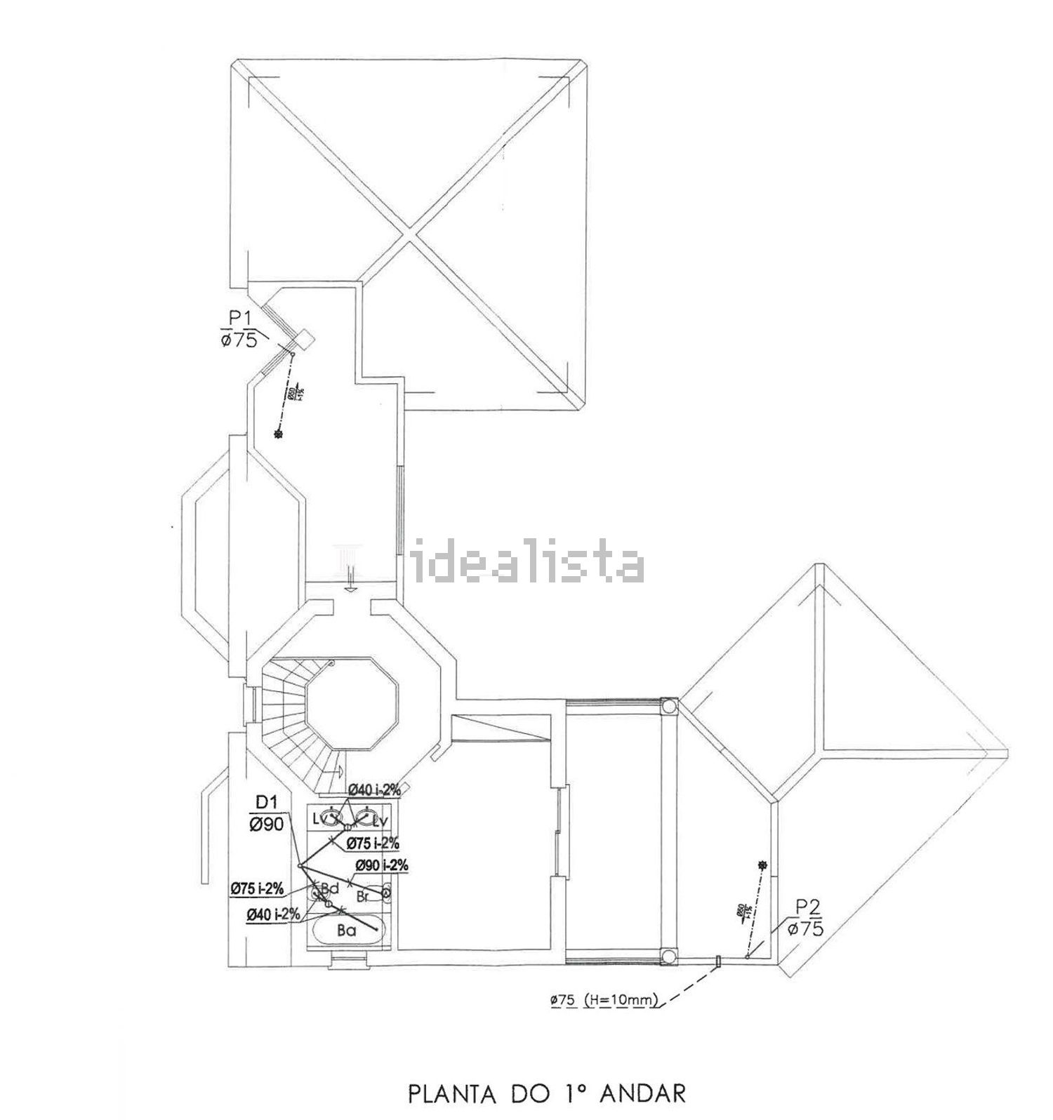 小楼房或独栋别墅出售Quinta das Andorinhas - 平面图