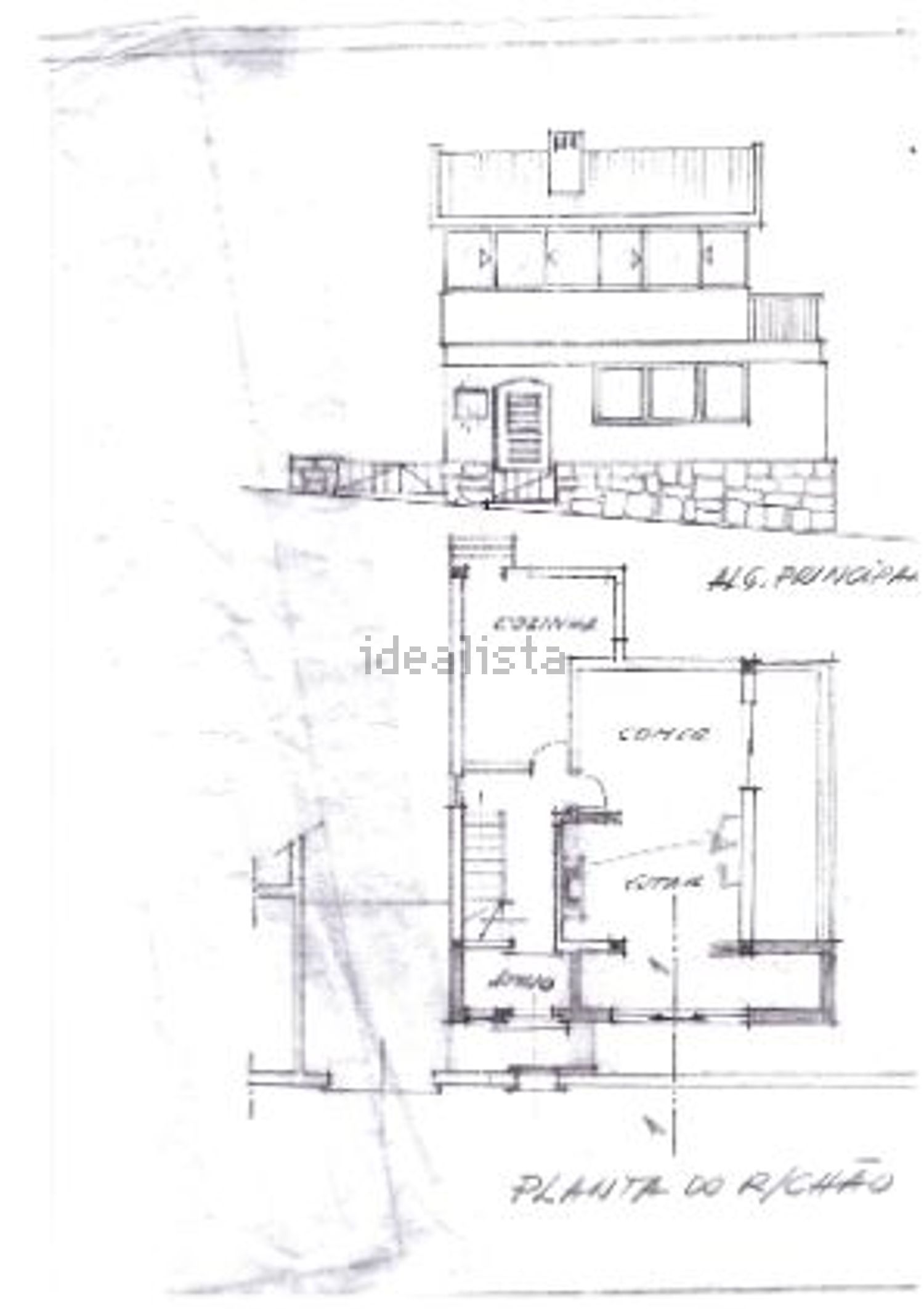 出租小楼房在Rua Dom Luís de Ataíde - 平面图