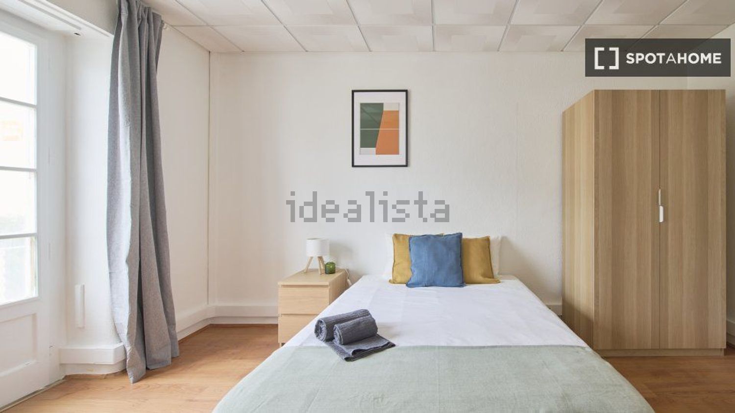 出租房间在Rua Alexandre Herculano - 卧室